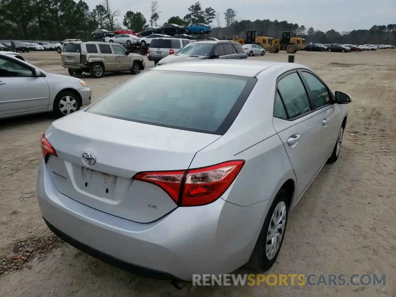 4 Photograph of a damaged car 2T1BURHE2KC167986 TOYOTA COROLLA 2019