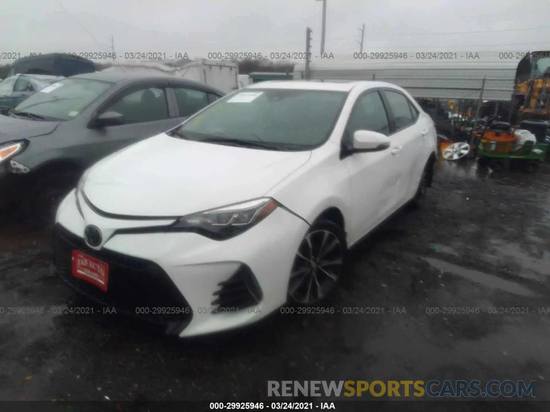 2 Photograph of a damaged car 2T1BURHE2KC168314 TOYOTA COROLLA 2019