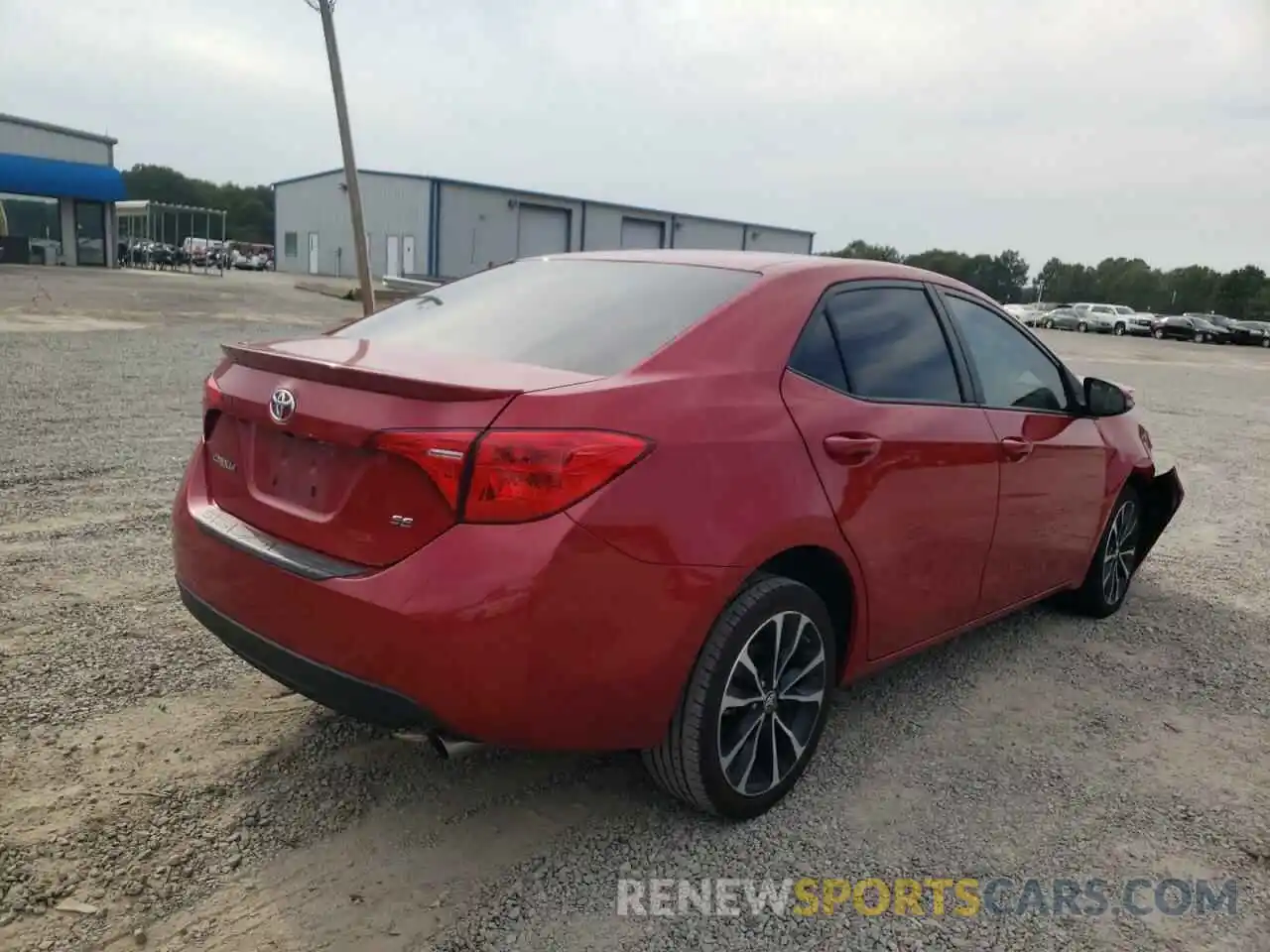 4 Photograph of a damaged car 2T1BURHE2KC168944 TOYOTA COROLLA 2019