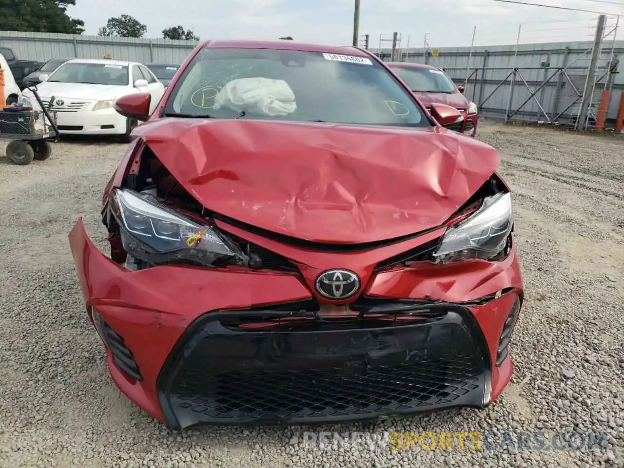 9 Photograph of a damaged car 2T1BURHE2KC168944 TOYOTA COROLLA 2019