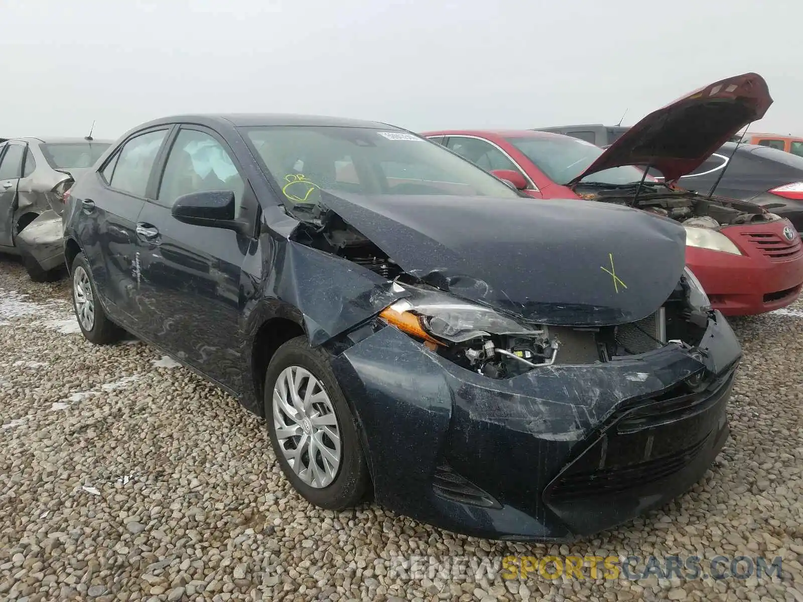 1 Photograph of a damaged car 2T1BURHE2KC169057 TOYOTA COROLLA 2019