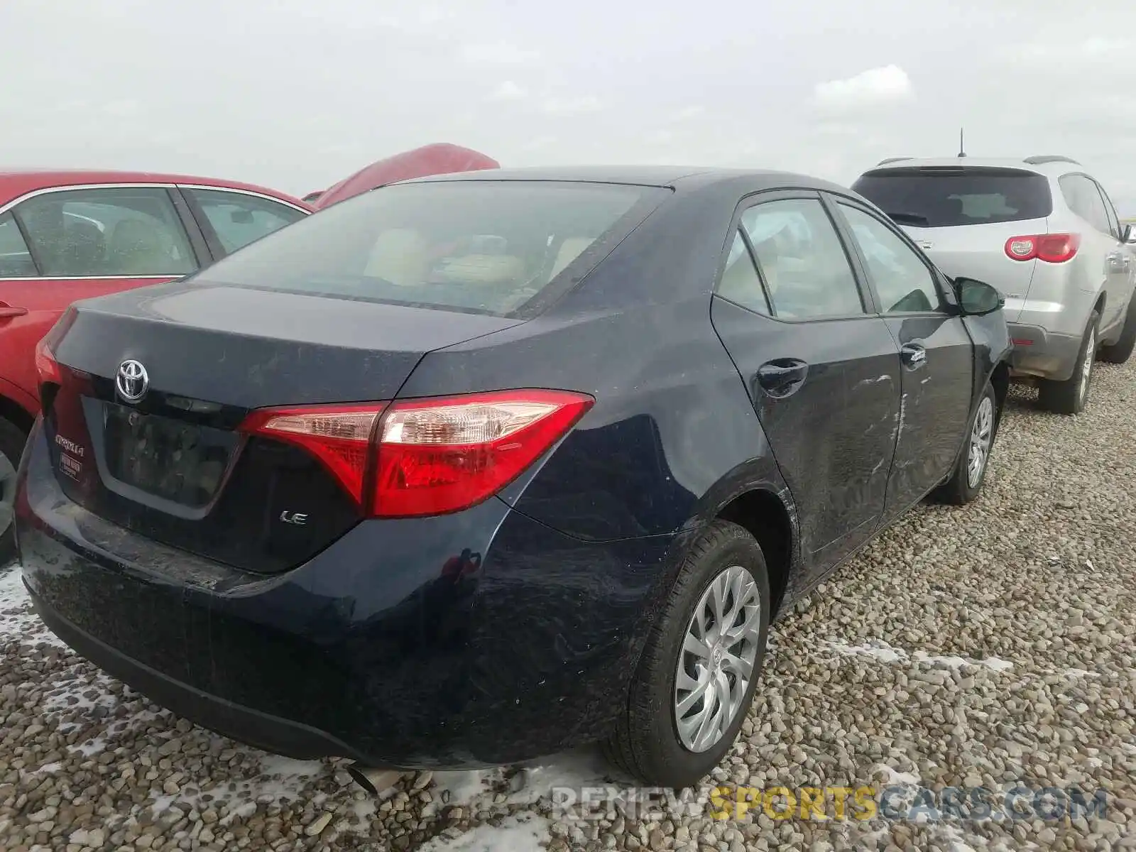 4 Photograph of a damaged car 2T1BURHE2KC169057 TOYOTA COROLLA 2019