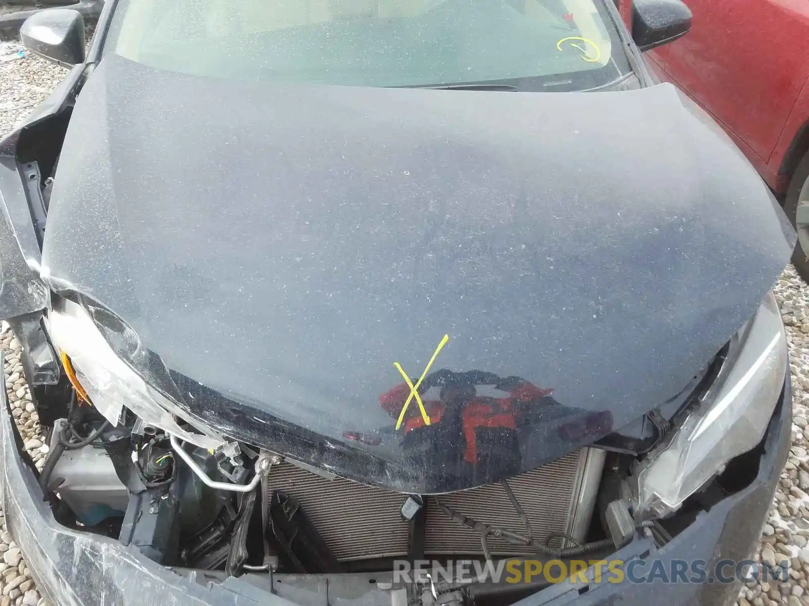7 Photograph of a damaged car 2T1BURHE2KC169057 TOYOTA COROLLA 2019