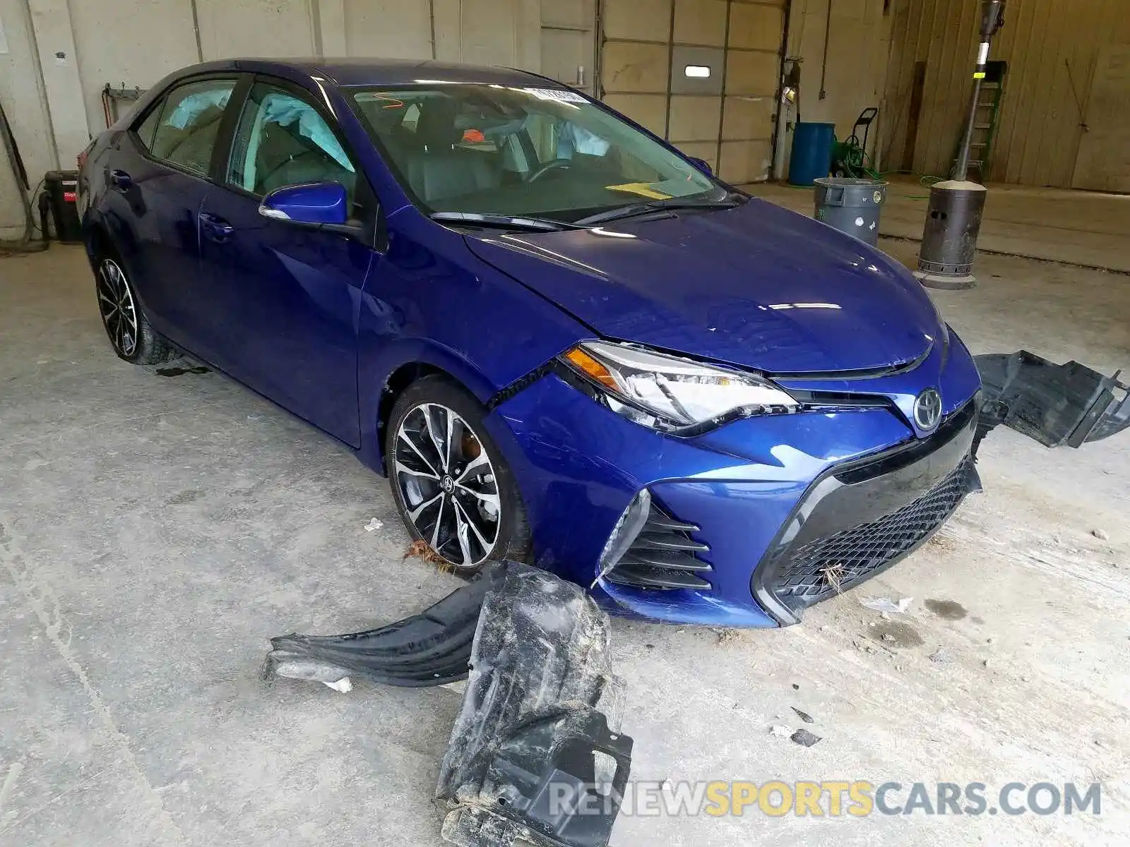 1 Photograph of a damaged car 2T1BURHE2KC169379 TOYOTA COROLLA 2019