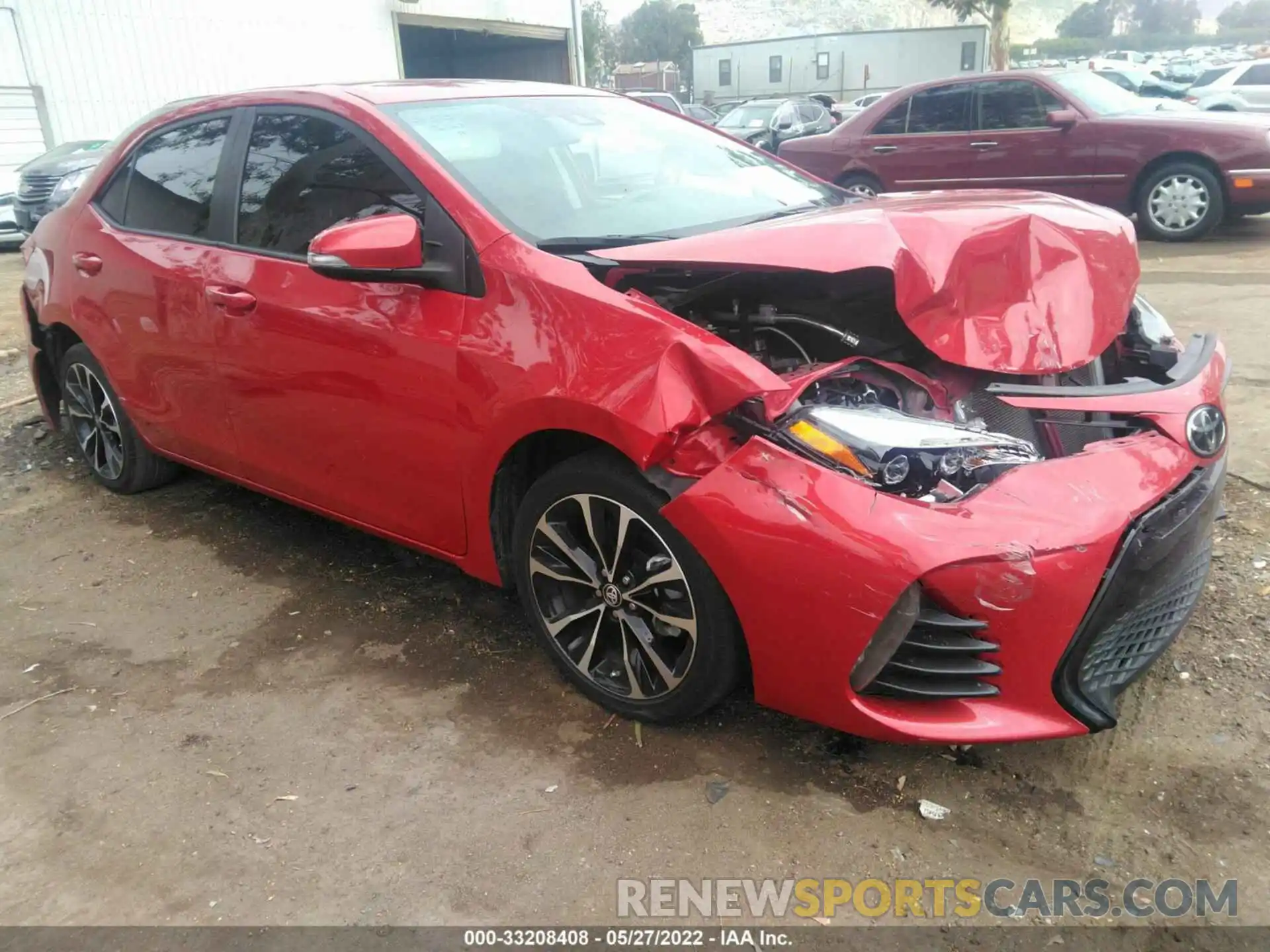 1 Photograph of a damaged car 2T1BURHE2KC169768 TOYOTA COROLLA 2019