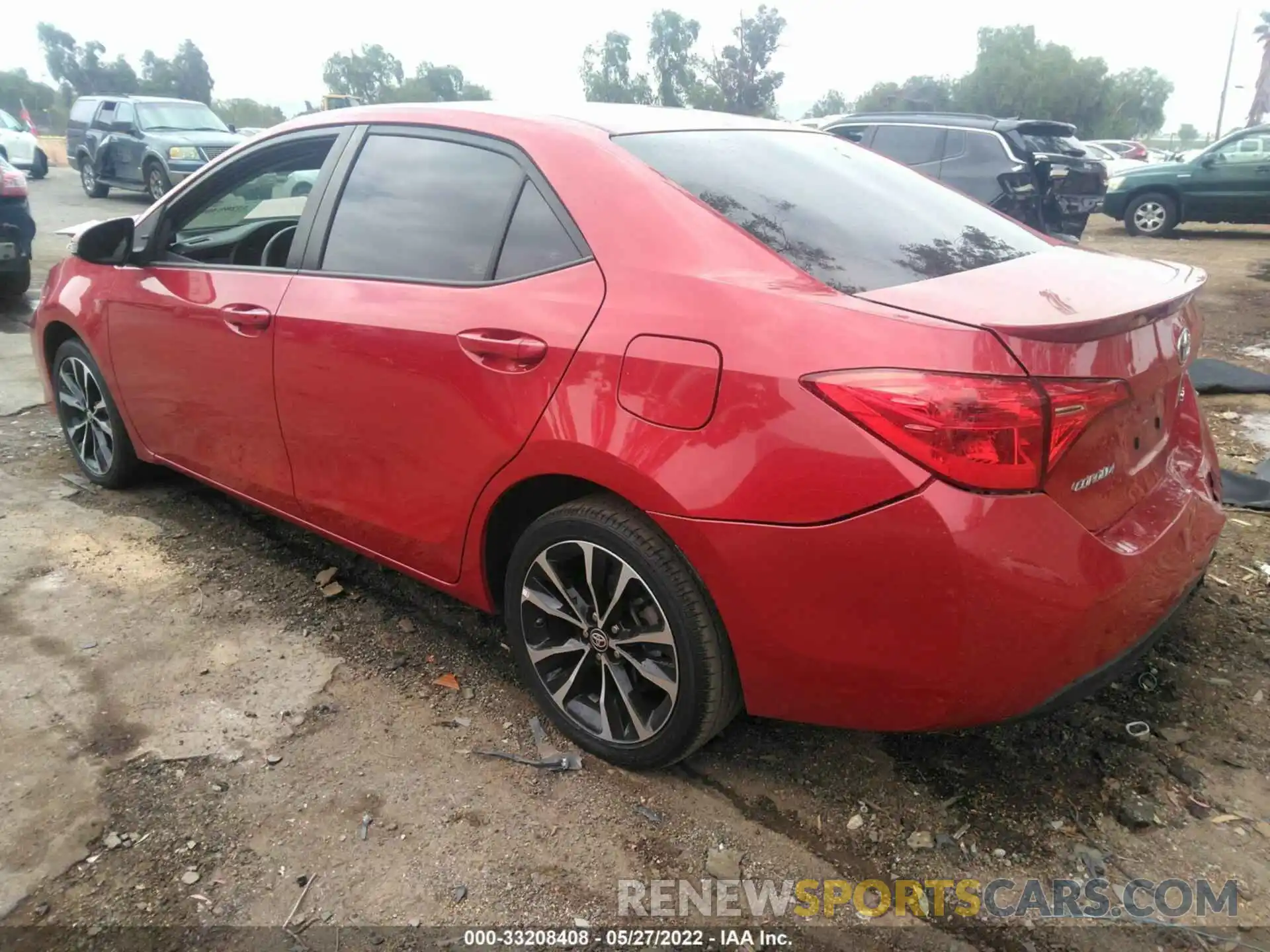 3 Photograph of a damaged car 2T1BURHE2KC169768 TOYOTA COROLLA 2019