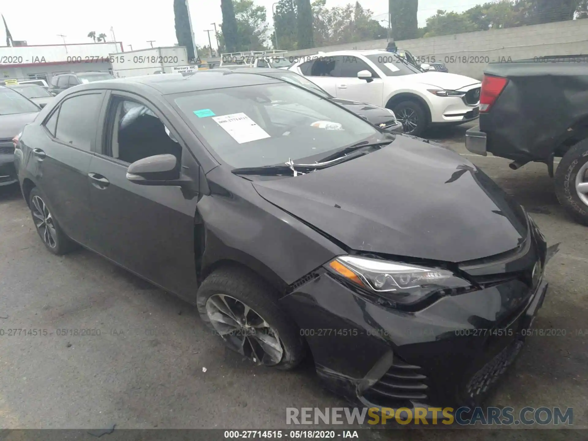 1 Photograph of a damaged car 2T1BURHE2KC170144 TOYOTA COROLLA 2019