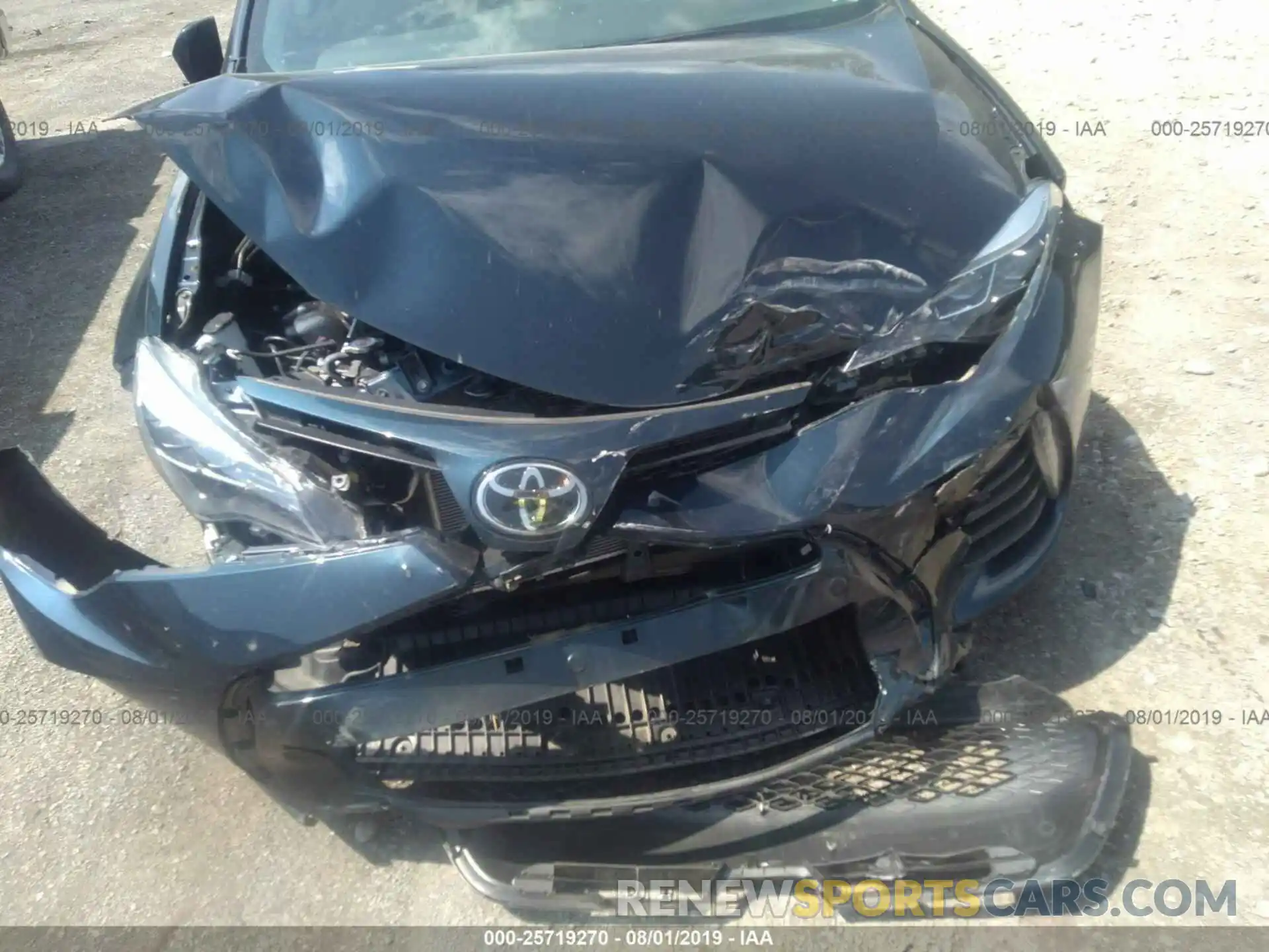 6 Фотография поврежденного автомобиля 2T1BURHE2KC170256 TOYOTA COROLLA 2019