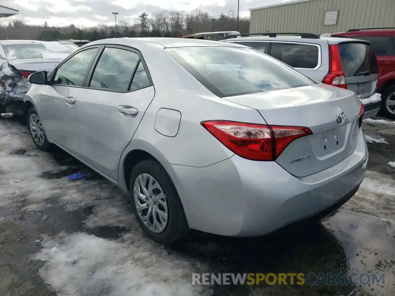 3 Photograph of a damaged car 2T1BURHE2KC170354 TOYOTA COROLLA 2019