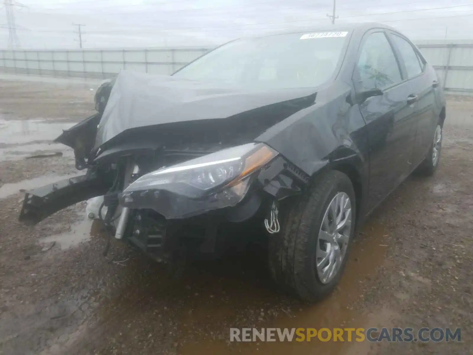 2 Photograph of a damaged car 2T1BURHE2KC170760 TOYOTA COROLLA 2019