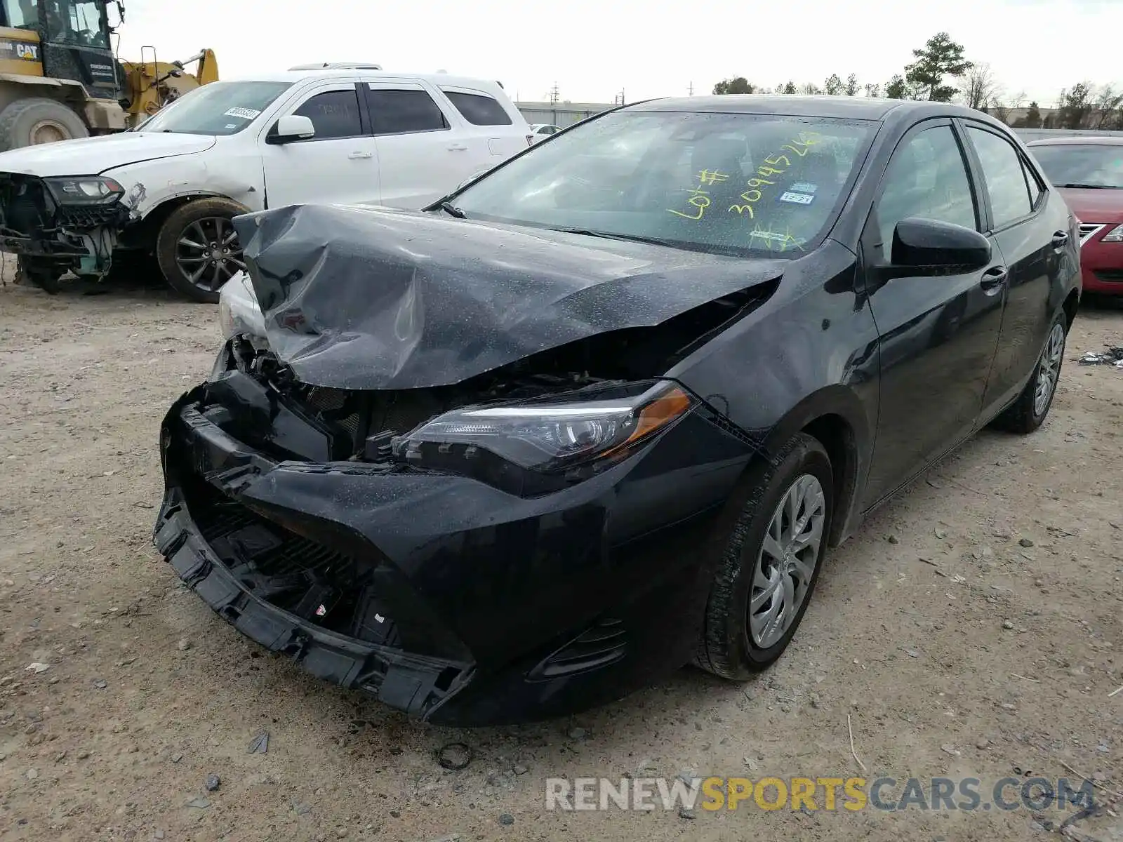 2 Photograph of a damaged car 2T1BURHE2KC170855 TOYOTA COROLLA 2019