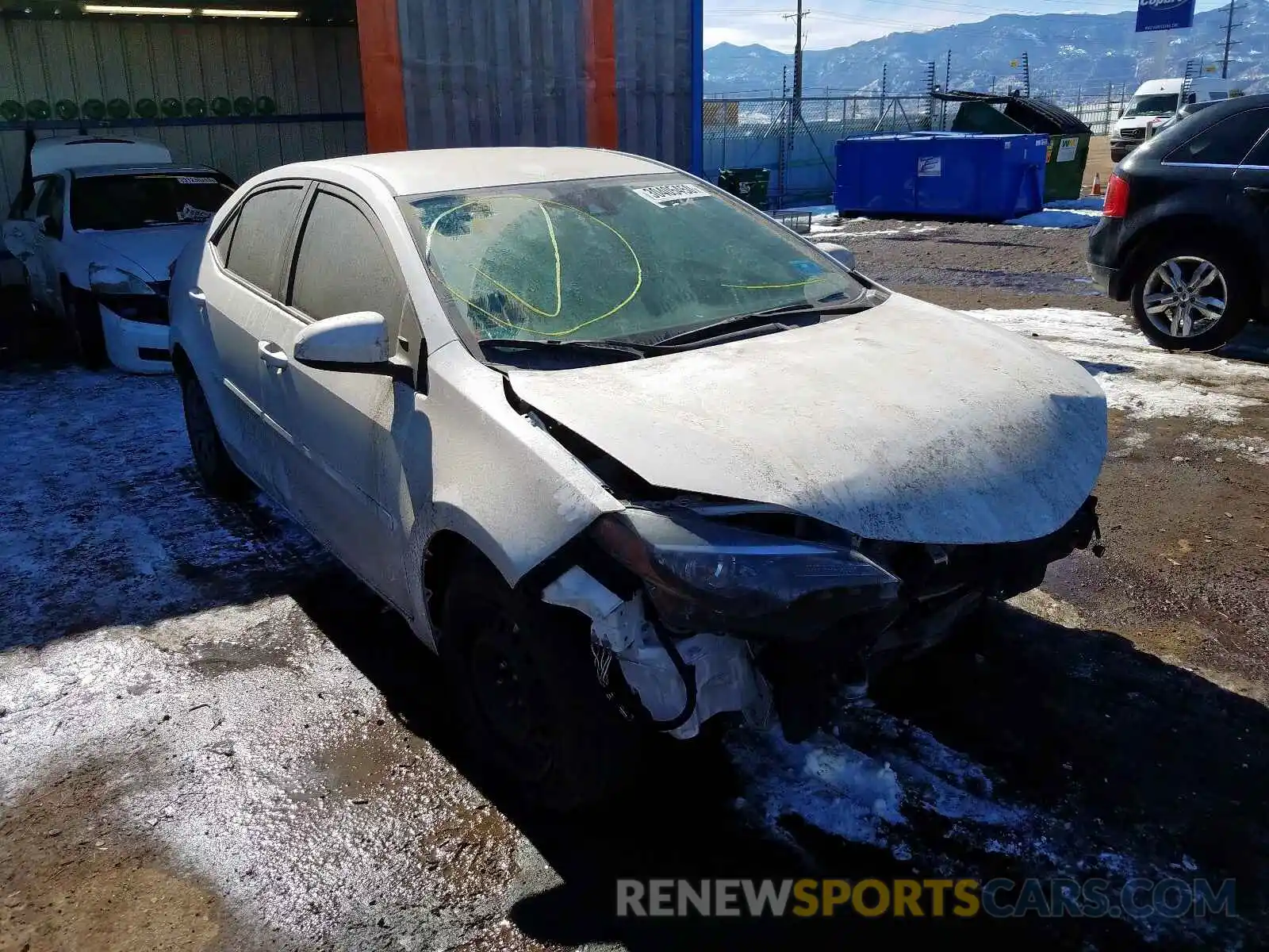 1 Photograph of a damaged car 2T1BURHE2KC171410 TOYOTA COROLLA 2019