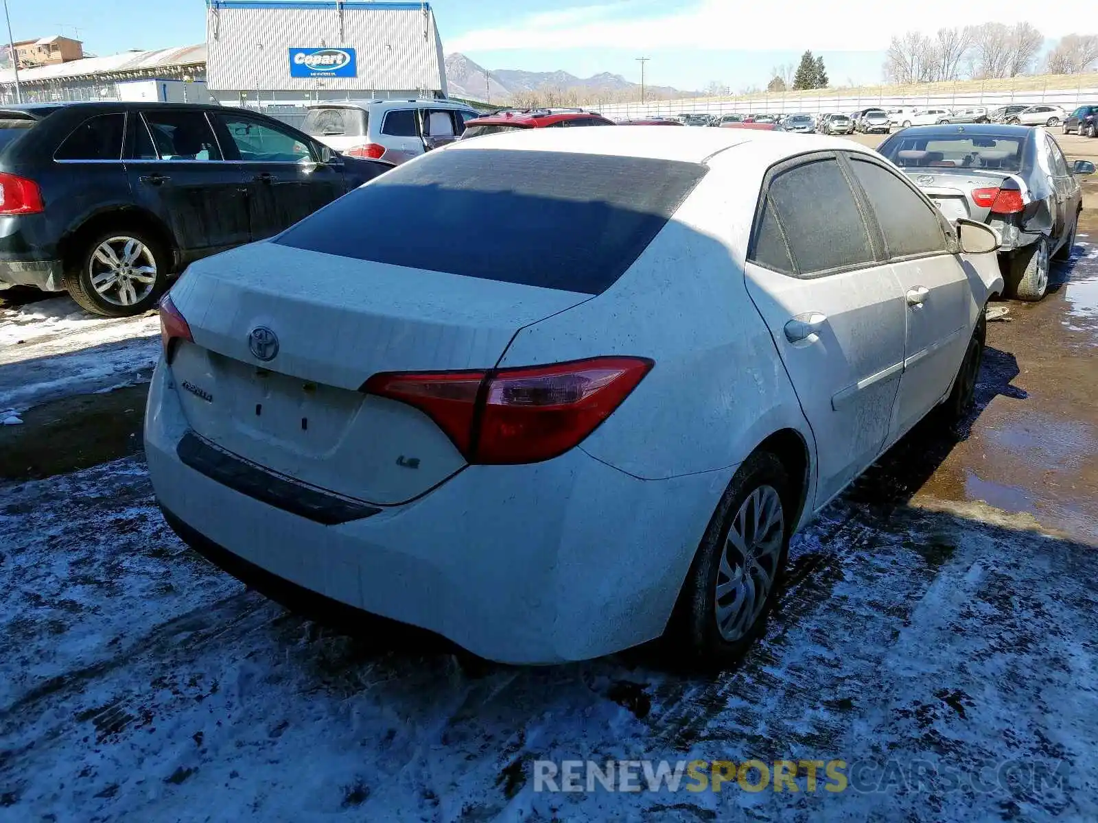 4 Photograph of a damaged car 2T1BURHE2KC171410 TOYOTA COROLLA 2019