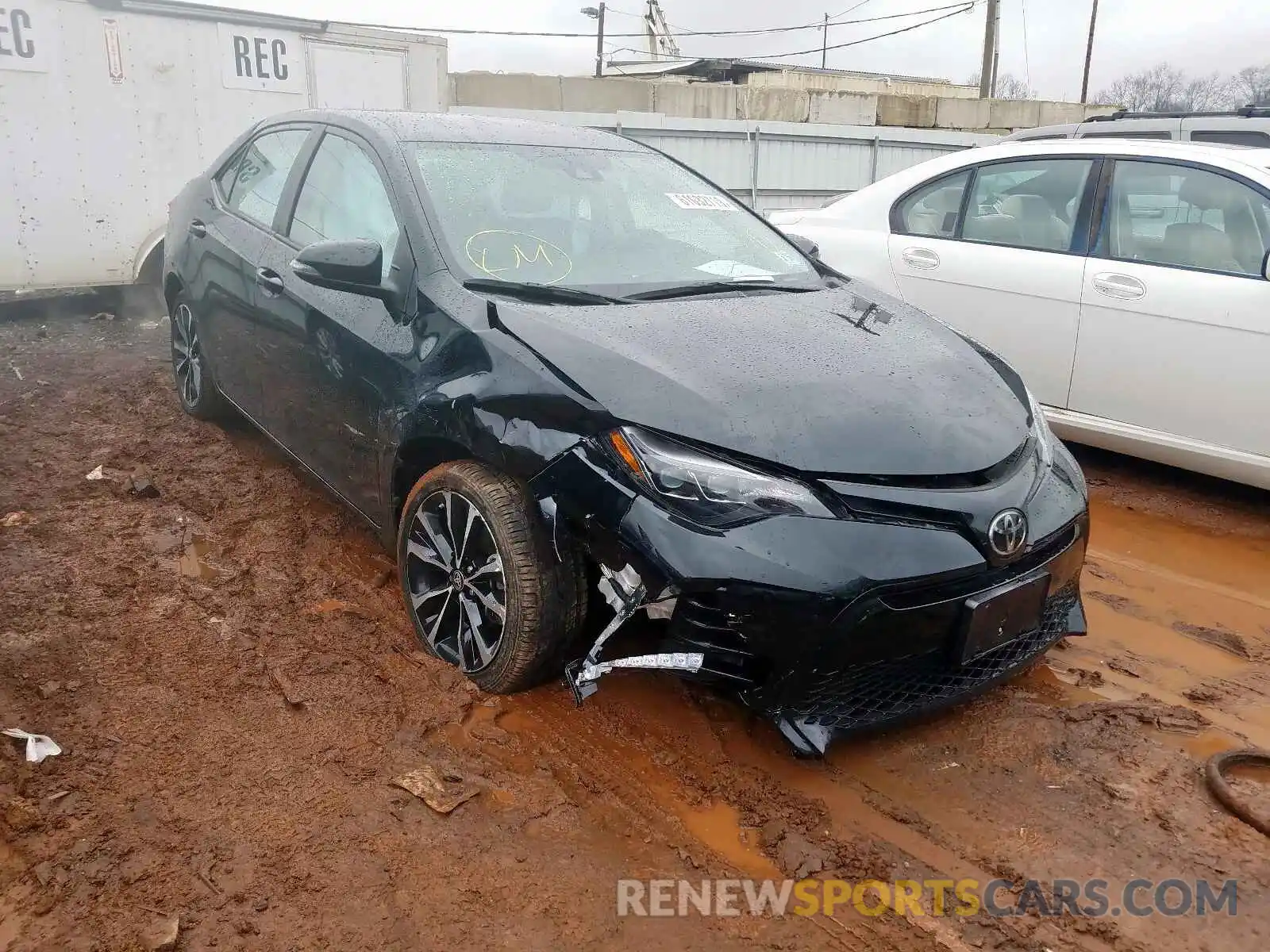 1 Photograph of a damaged car 2T1BURHE2KC171620 TOYOTA COROLLA 2019