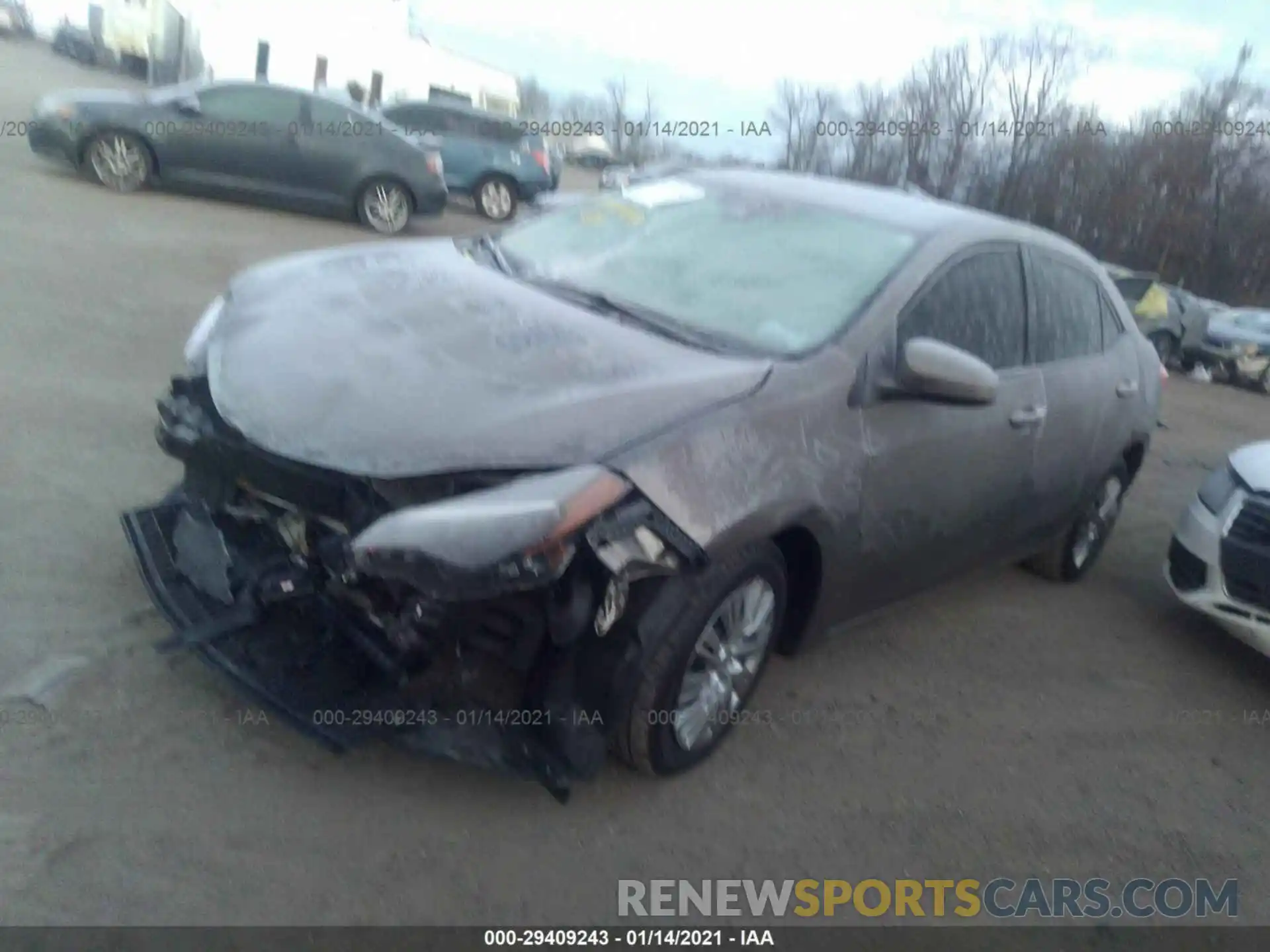 2 Photograph of a damaged car 2T1BURHE2KC171732 TOYOTA COROLLA 2019