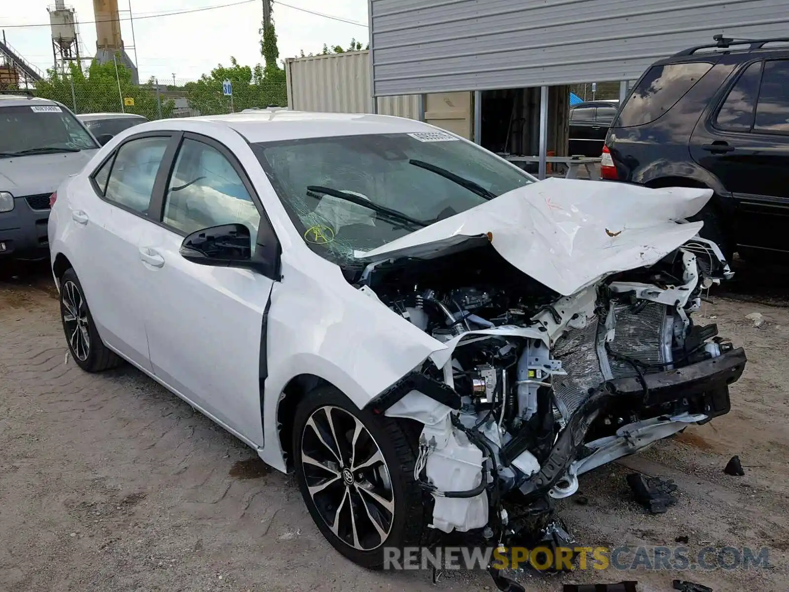 1 Photograph of a damaged car 2T1BURHE2KC171942 TOYOTA COROLLA 2019