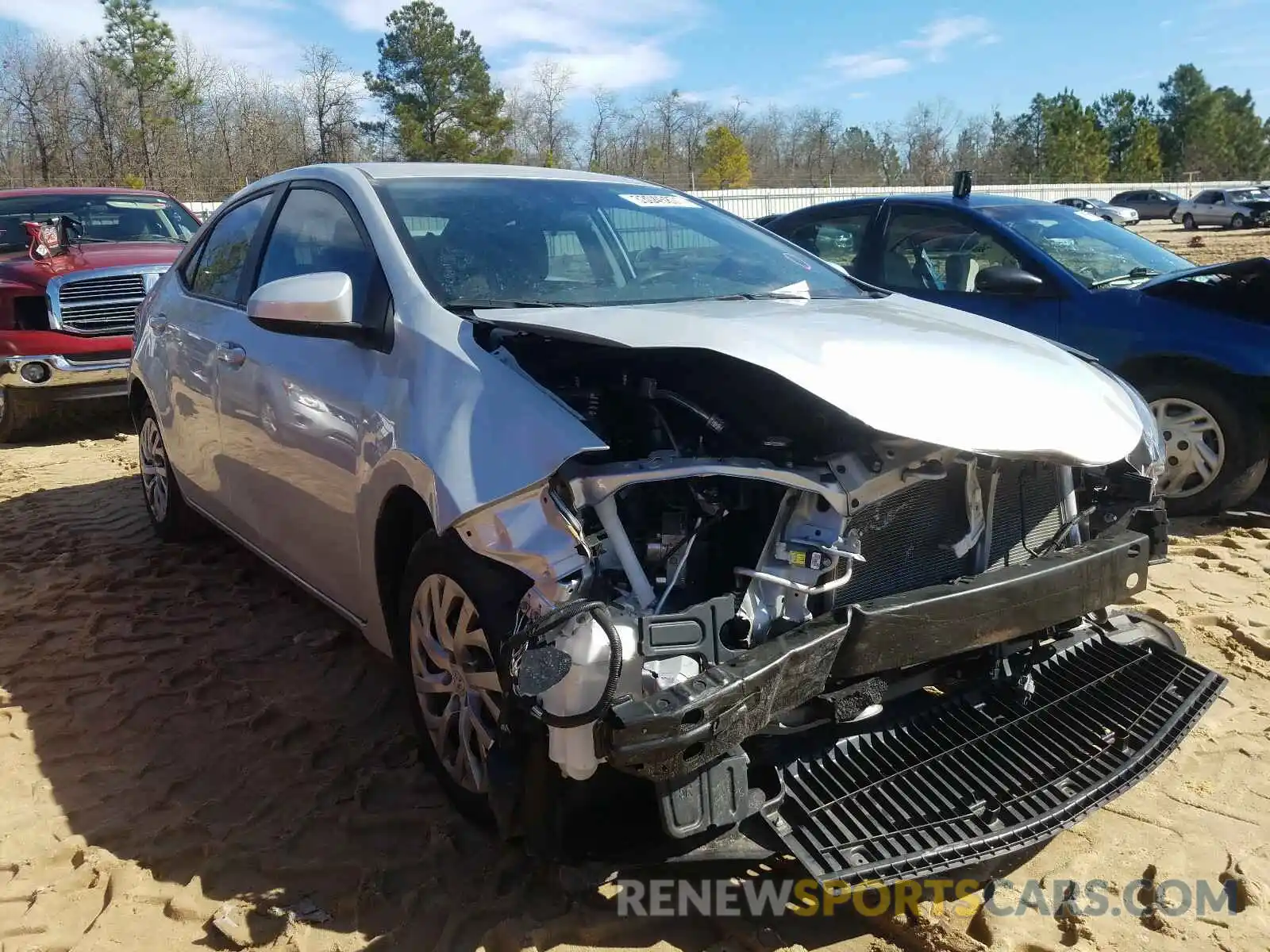 1 Photograph of a damaged car 2T1BURHE2KC172007 TOYOTA COROLLA 2019