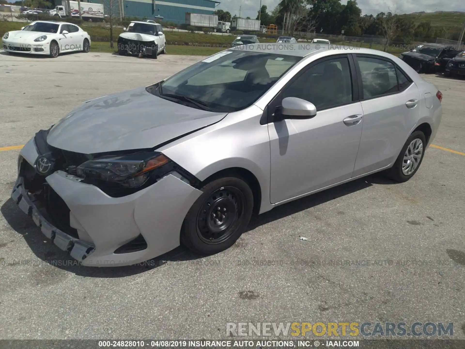 2 Photograph of a damaged car 2T1BURHE2KC172010 TOYOTA COROLLA 2019