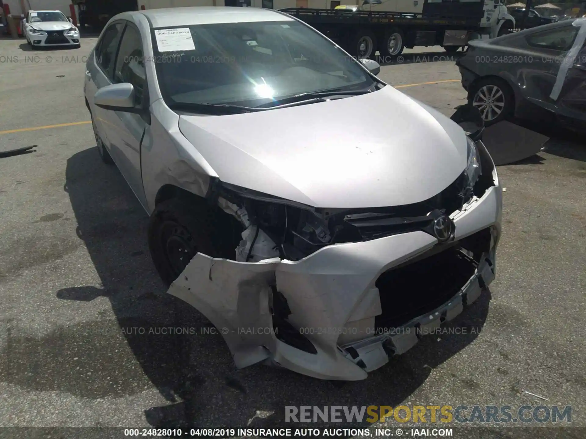 6 Photograph of a damaged car 2T1BURHE2KC172010 TOYOTA COROLLA 2019