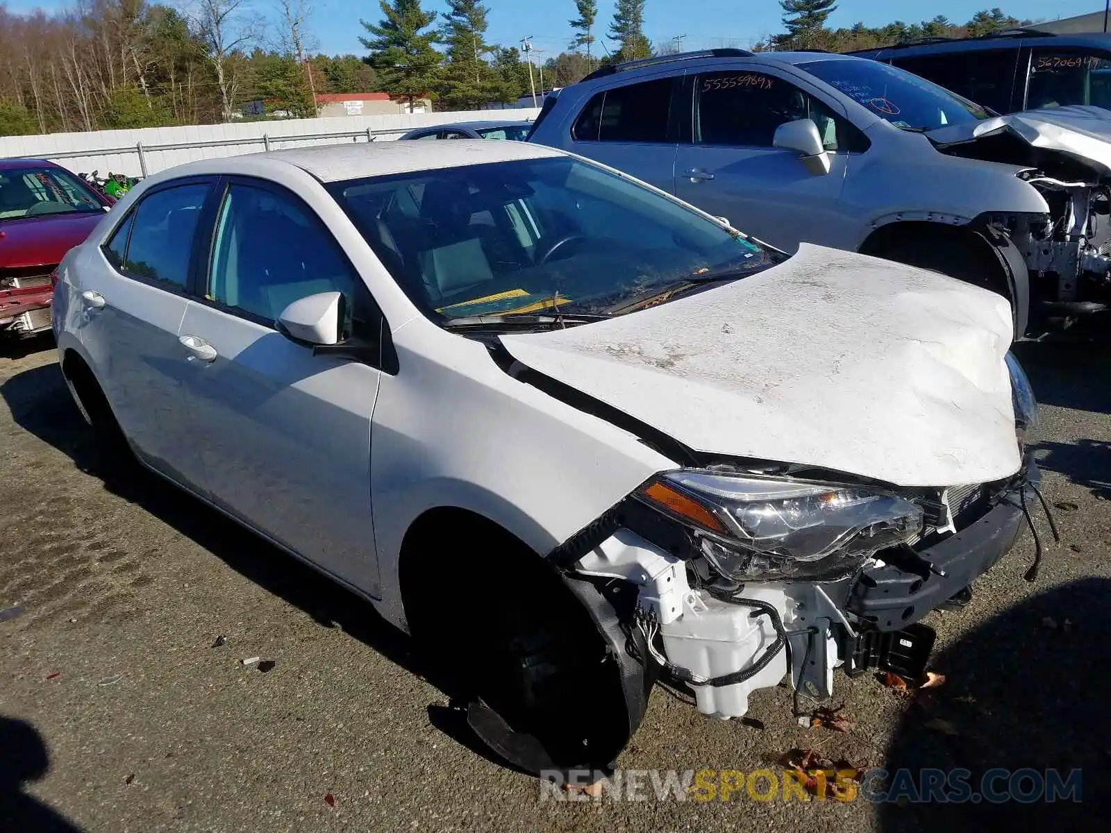 1 Photograph of a damaged car 2T1BURHE2KC172413 TOYOTA COROLLA 2019