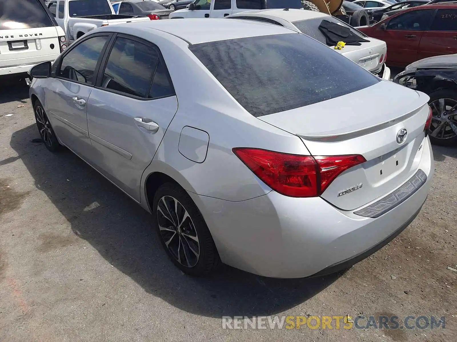 3 Photograph of a damaged car 2T1BURHE2KC172590 TOYOTA COROLLA 2019