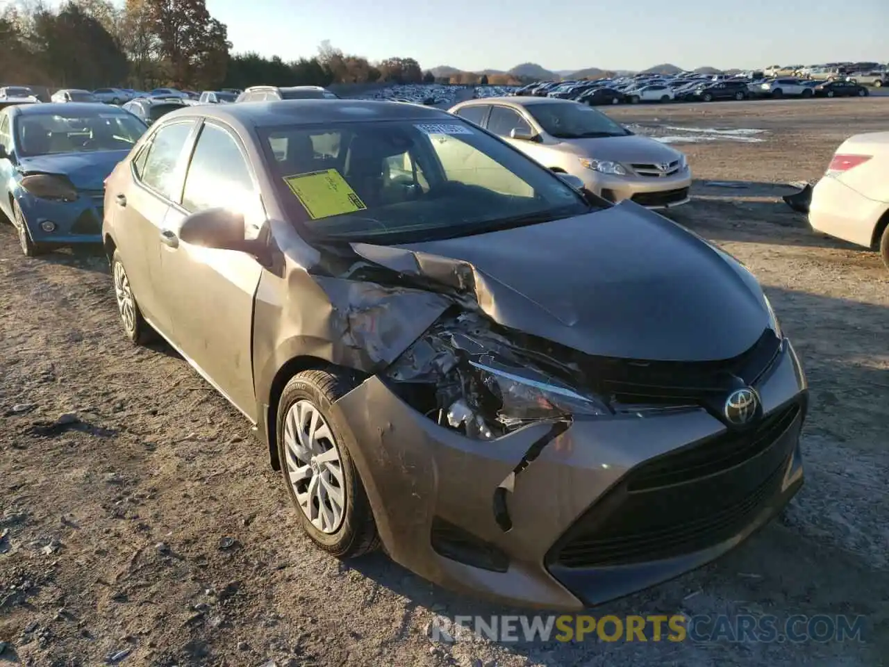 9 Photograph of a damaged car 2T1BURHE2KC172721 TOYOTA COROLLA 2019