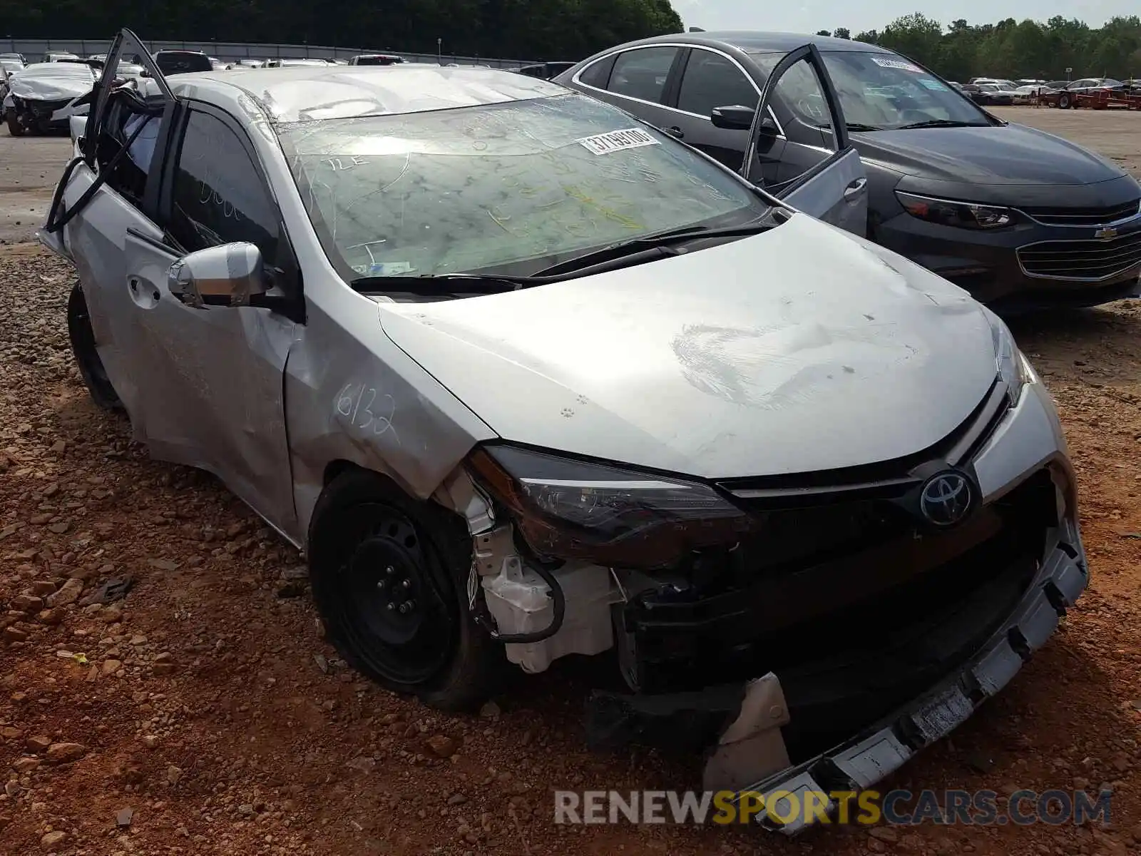 1 Photograph of a damaged car 2T1BURHE2KC172833 TOYOTA COROLLA 2019