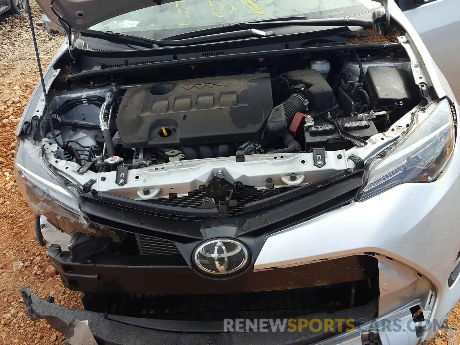 7 Photograph of a damaged car 2T1BURHE2KC172833 TOYOTA COROLLA 2019