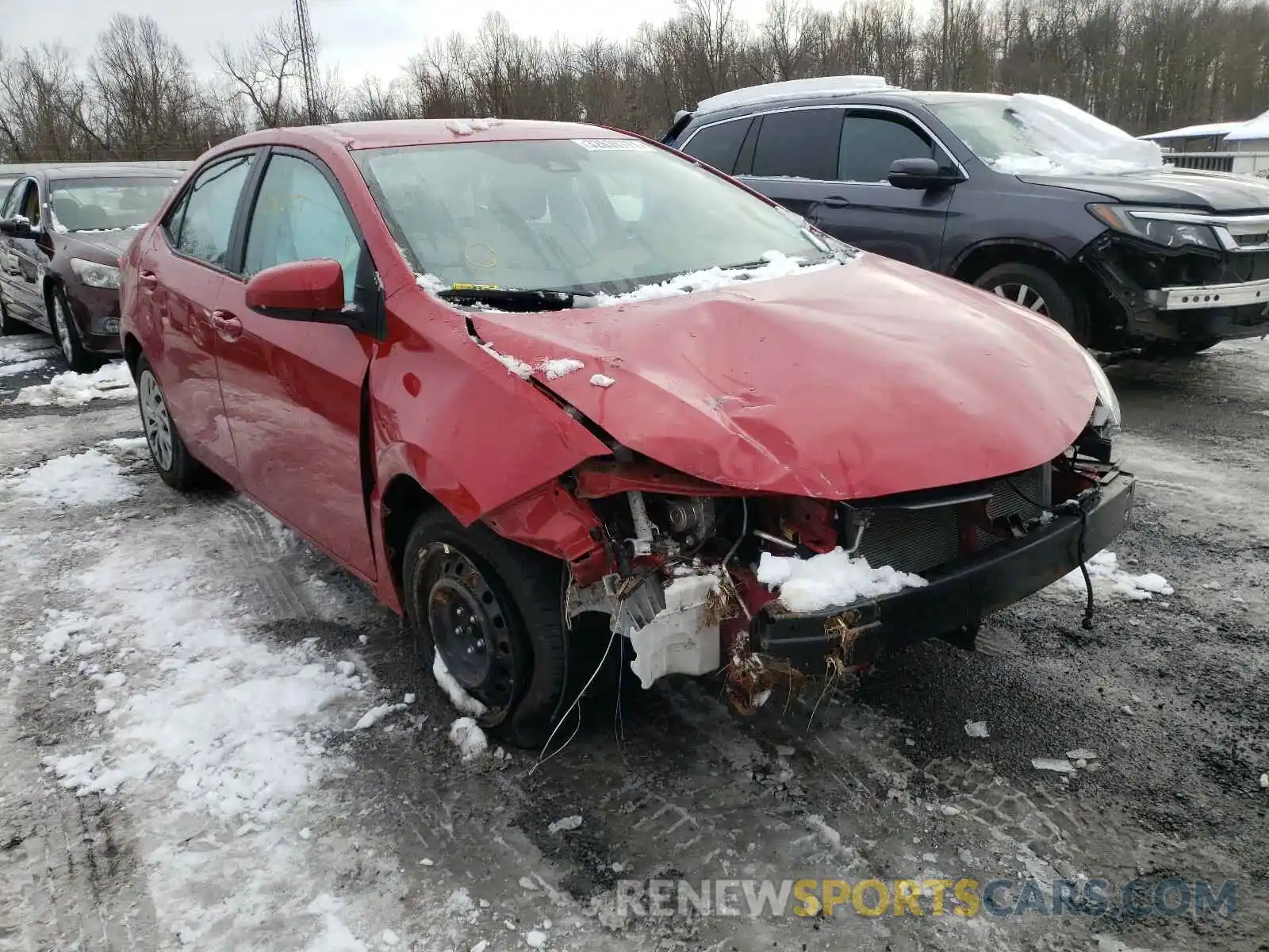 1 Photograph of a damaged car 2T1BURHE2KC173903 TOYOTA COROLLA 2019