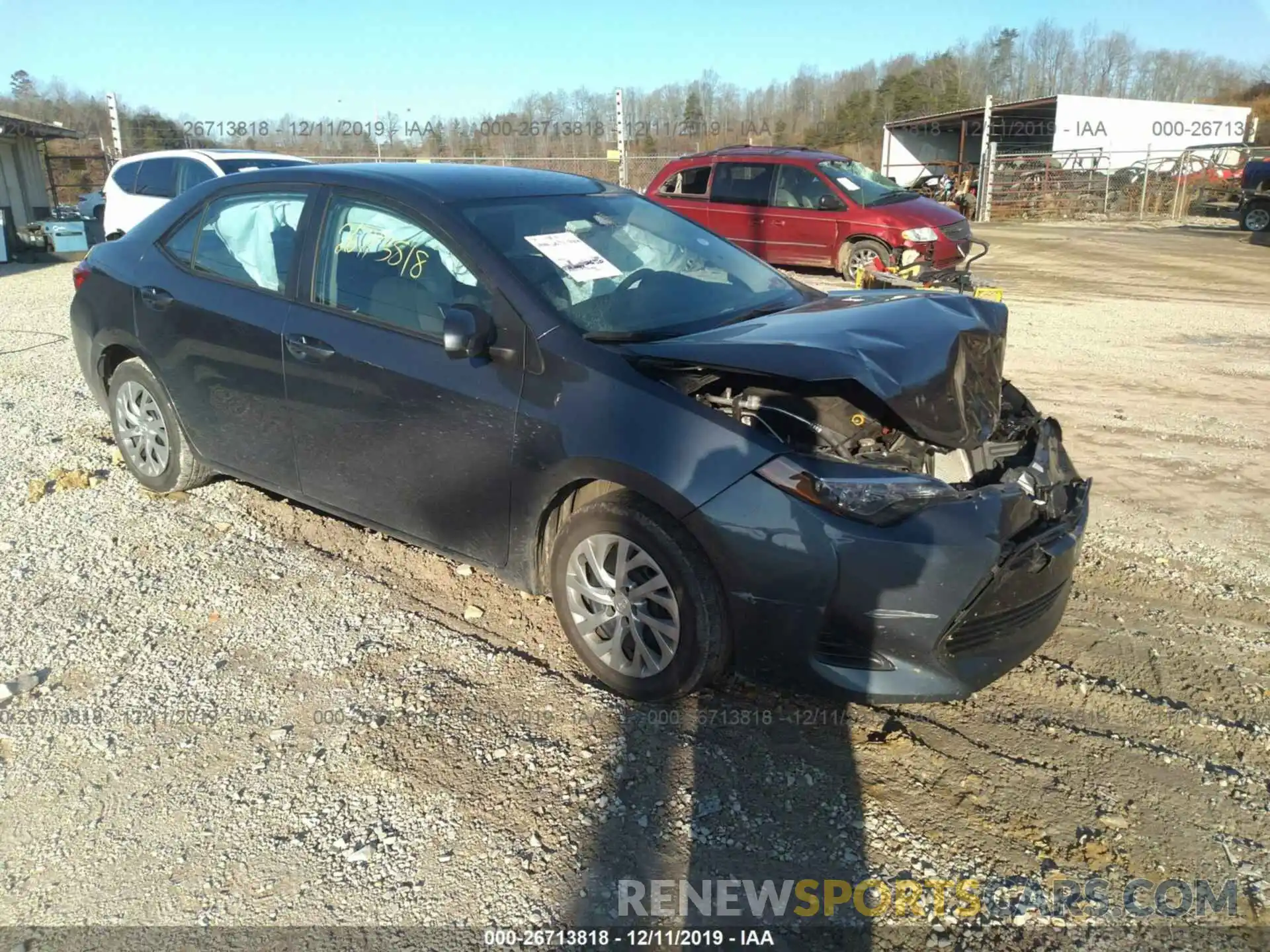 1 Photograph of a damaged car 2T1BURHE2KC173982 TOYOTA COROLLA 2019