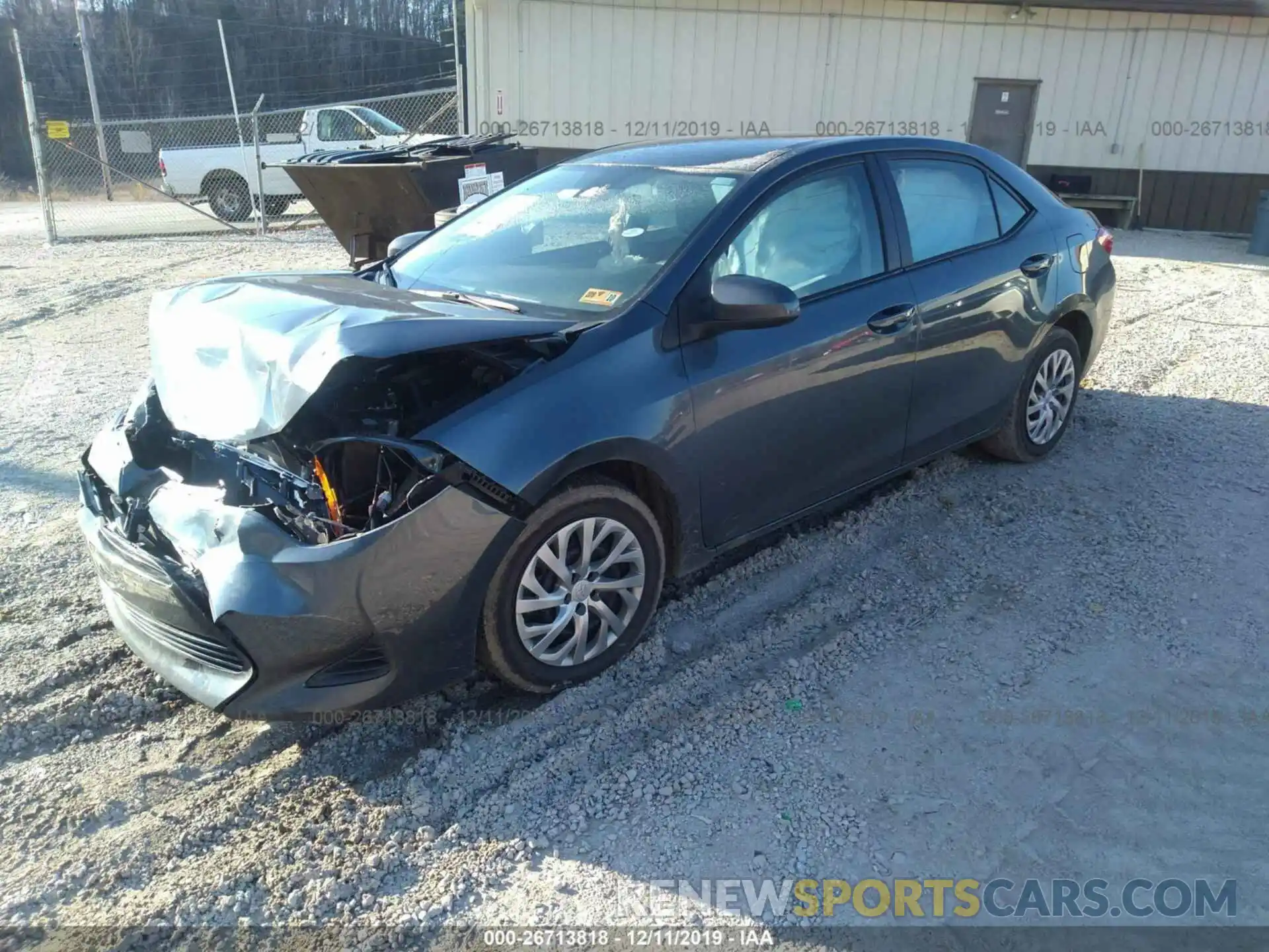 2 Photograph of a damaged car 2T1BURHE2KC173982 TOYOTA COROLLA 2019