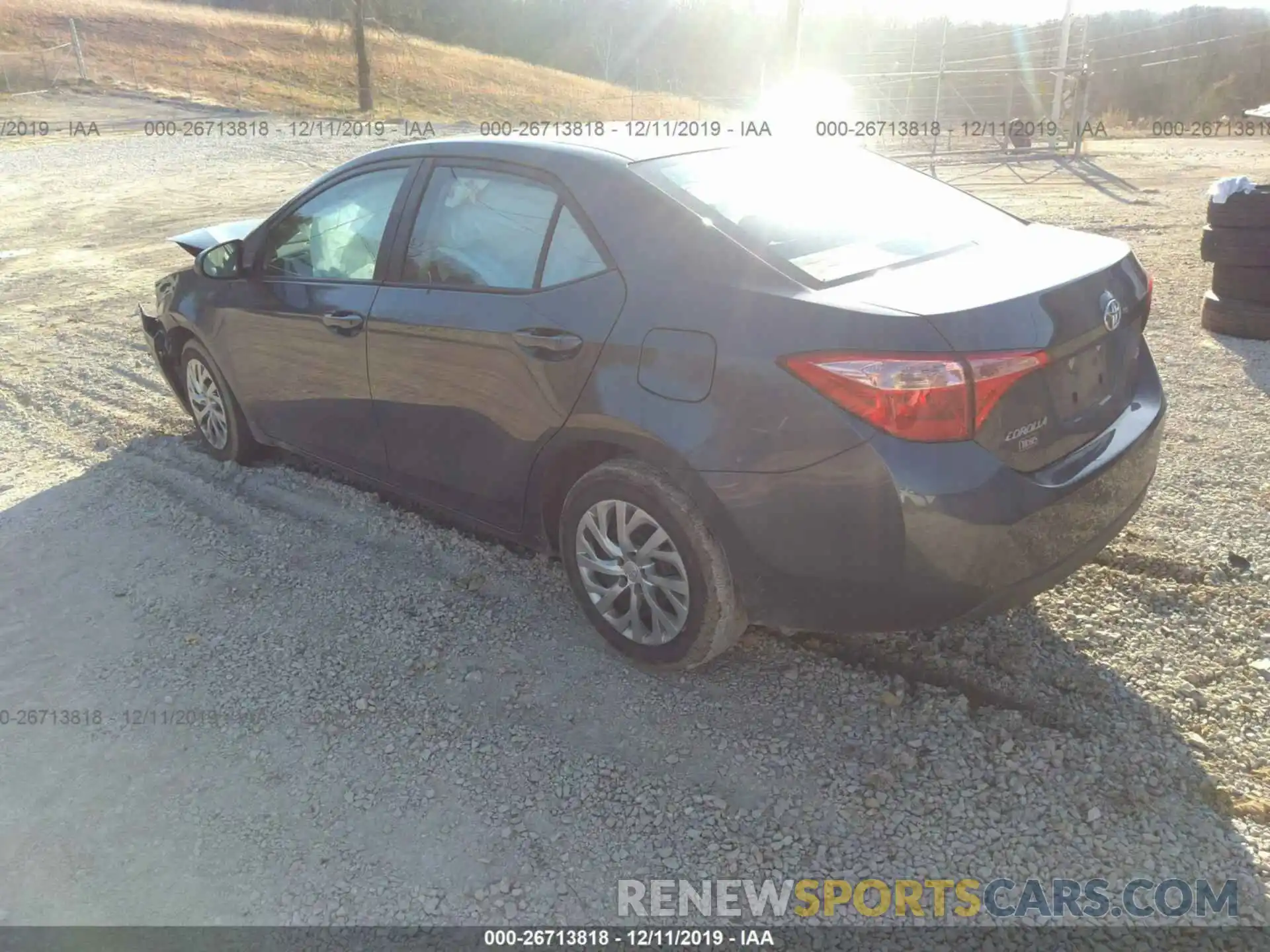 3 Photograph of a damaged car 2T1BURHE2KC173982 TOYOTA COROLLA 2019