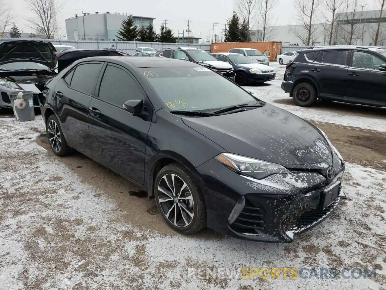 1 Photograph of a damaged car 2T1BURHE2KC174419 TOYOTA COROLLA 2019