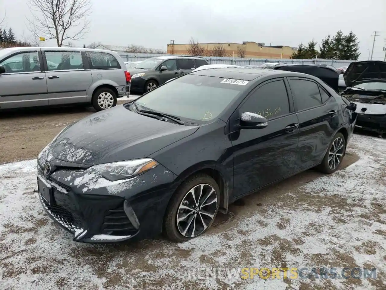 2 Фотография поврежденного автомобиля 2T1BURHE2KC174419 TOYOTA COROLLA 2019