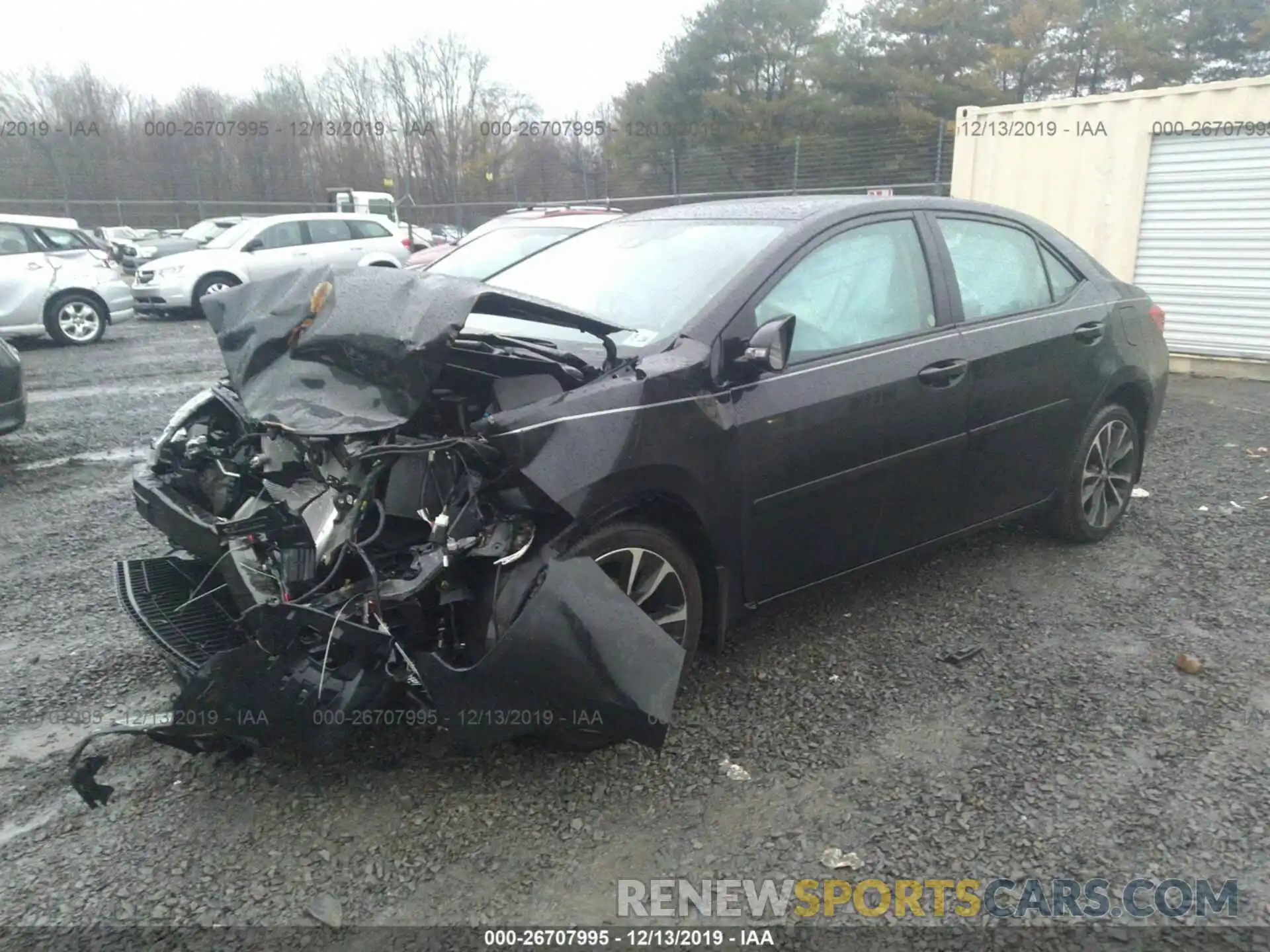 2 Photograph of a damaged car 2T1BURHE2KC175389 TOYOTA COROLLA 2019