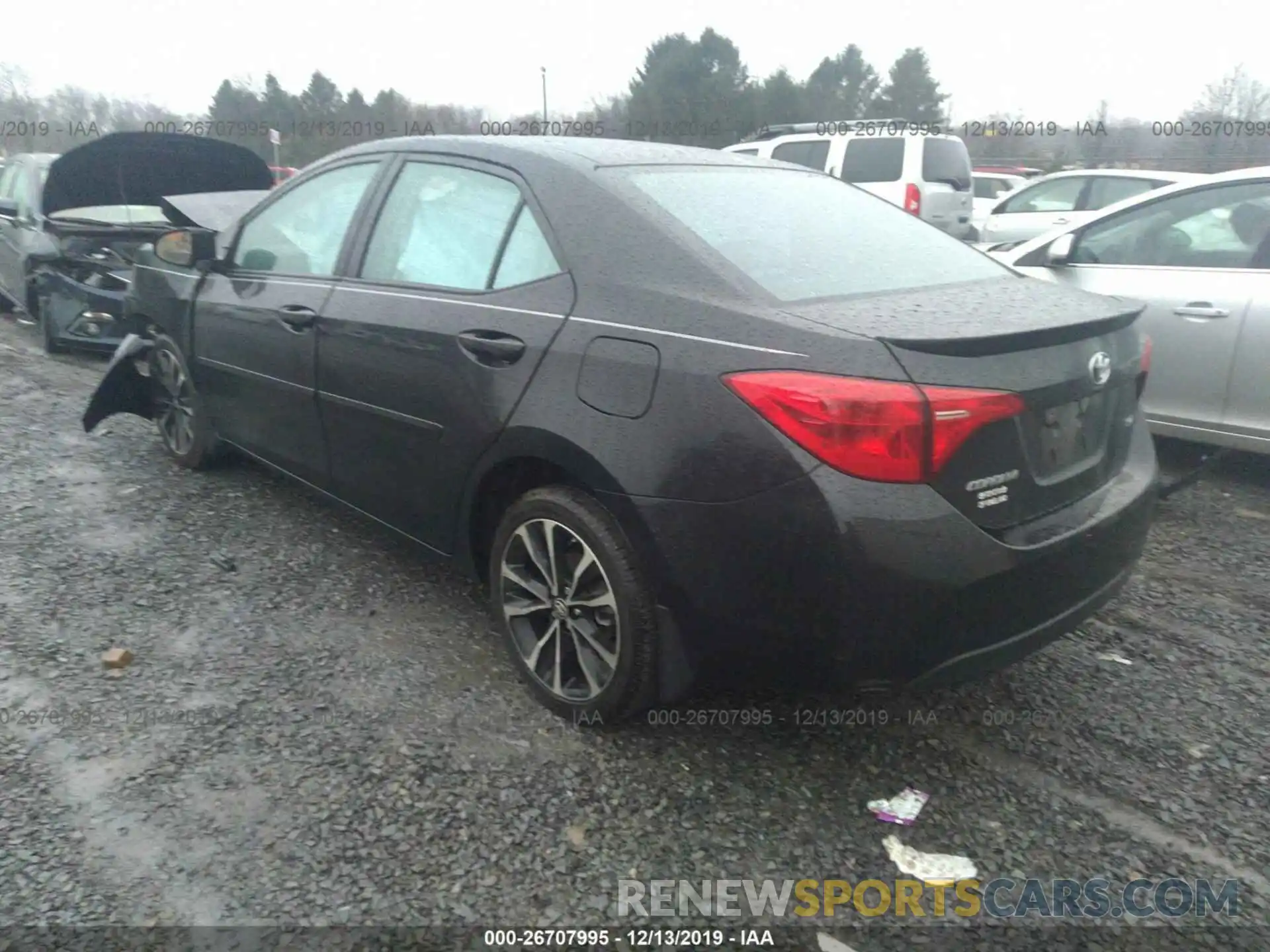 3 Photograph of a damaged car 2T1BURHE2KC175389 TOYOTA COROLLA 2019