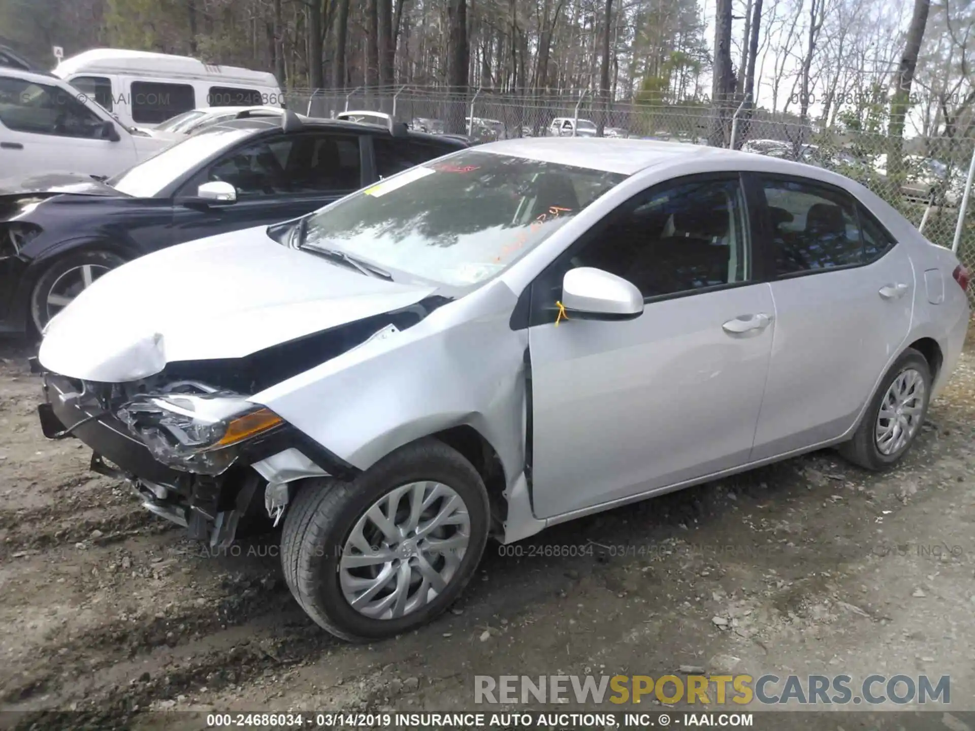 2 Photograph of a damaged car 2T1BURHE2KC175442 TOYOTA COROLLA 2019