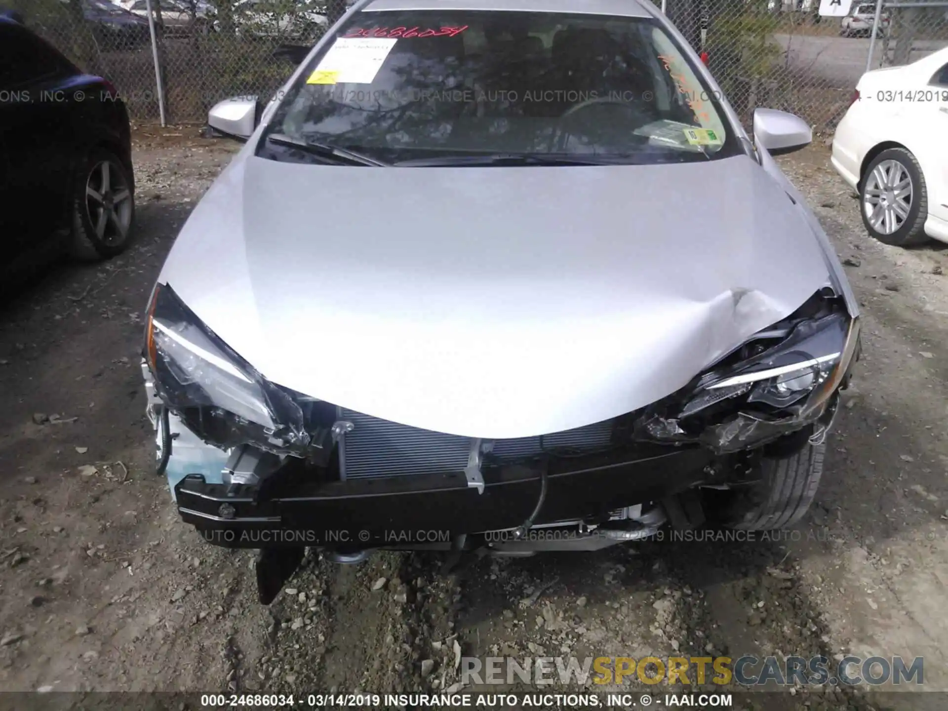 6 Photograph of a damaged car 2T1BURHE2KC175442 TOYOTA COROLLA 2019