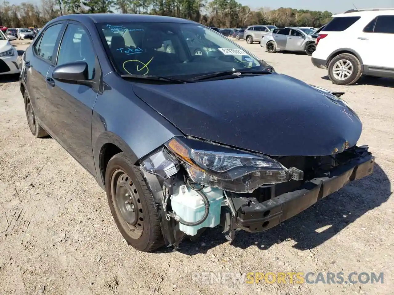 1 Photograph of a damaged car 2T1BURHE2KC175585 TOYOTA COROLLA 2019