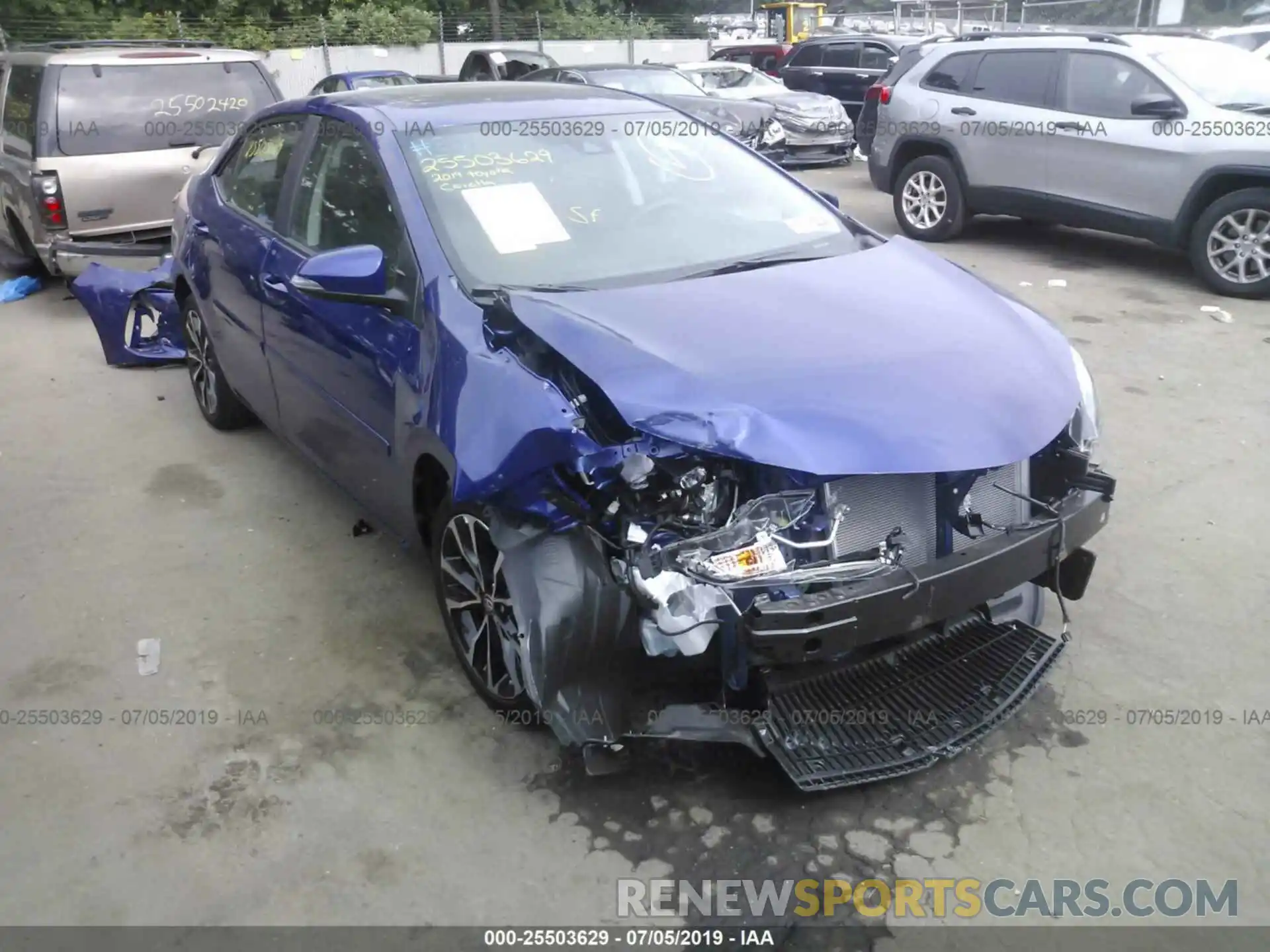 6 Photograph of a damaged car 2T1BURHE2KC175845 TOYOTA COROLLA 2019