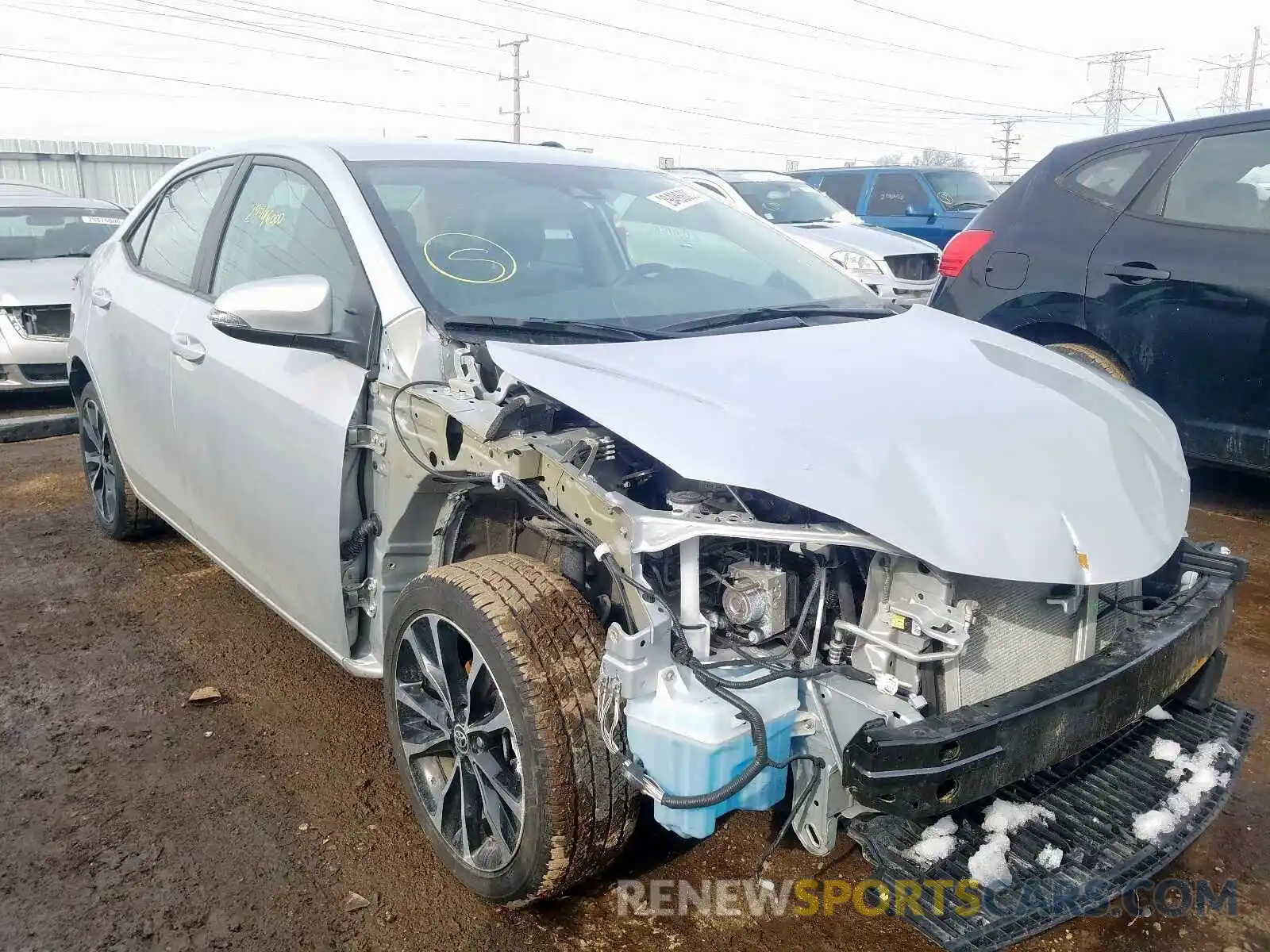 1 Photograph of a damaged car 2T1BURHE2KC175862 TOYOTA COROLLA 2019