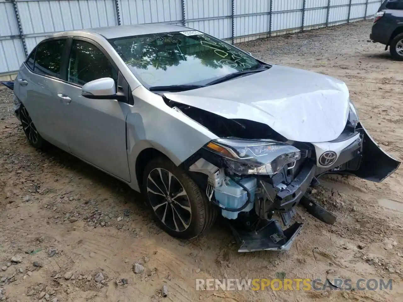 1 Photograph of a damaged car 2T1BURHE2KC176204 TOYOTA COROLLA 2019