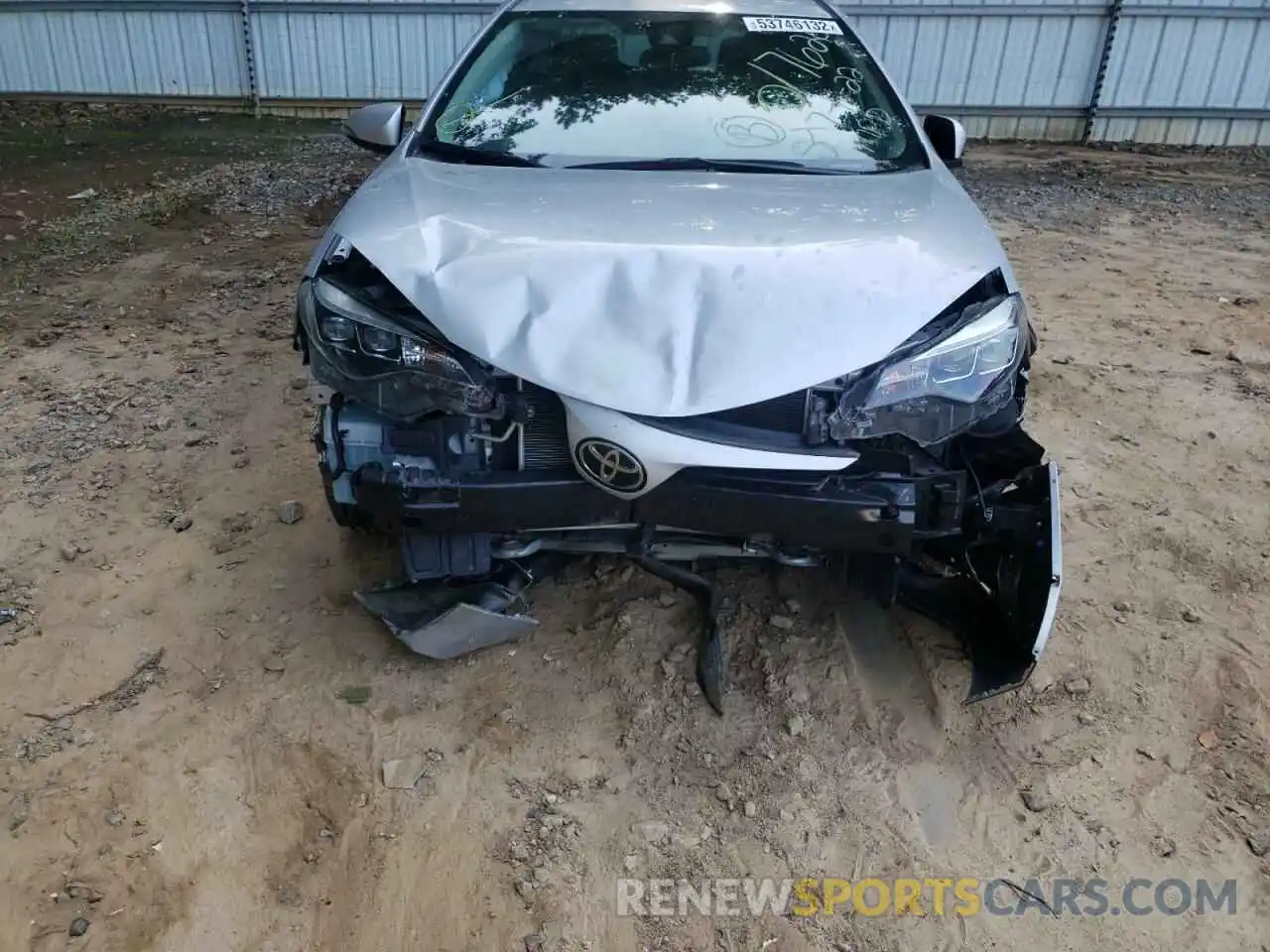 9 Photograph of a damaged car 2T1BURHE2KC176204 TOYOTA COROLLA 2019