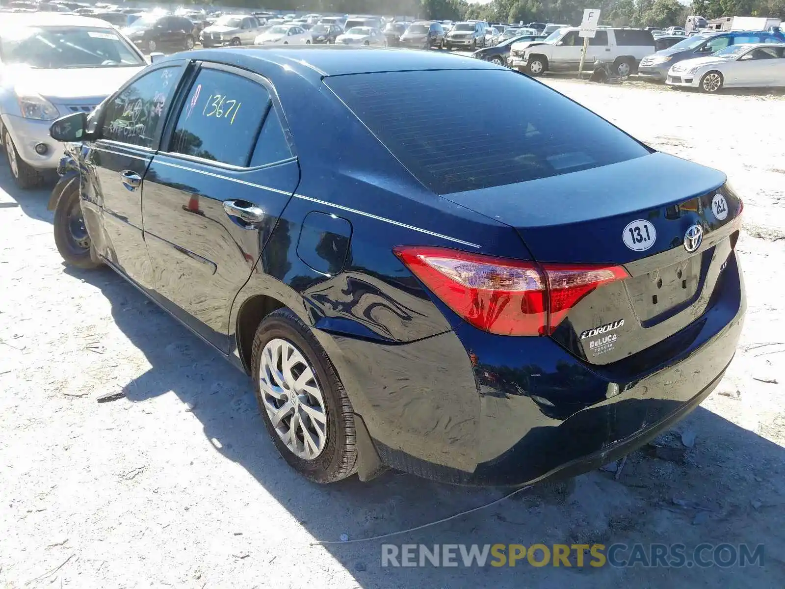 3 Photograph of a damaged car 2T1BURHE2KC176252 TOYOTA COROLLA 2019