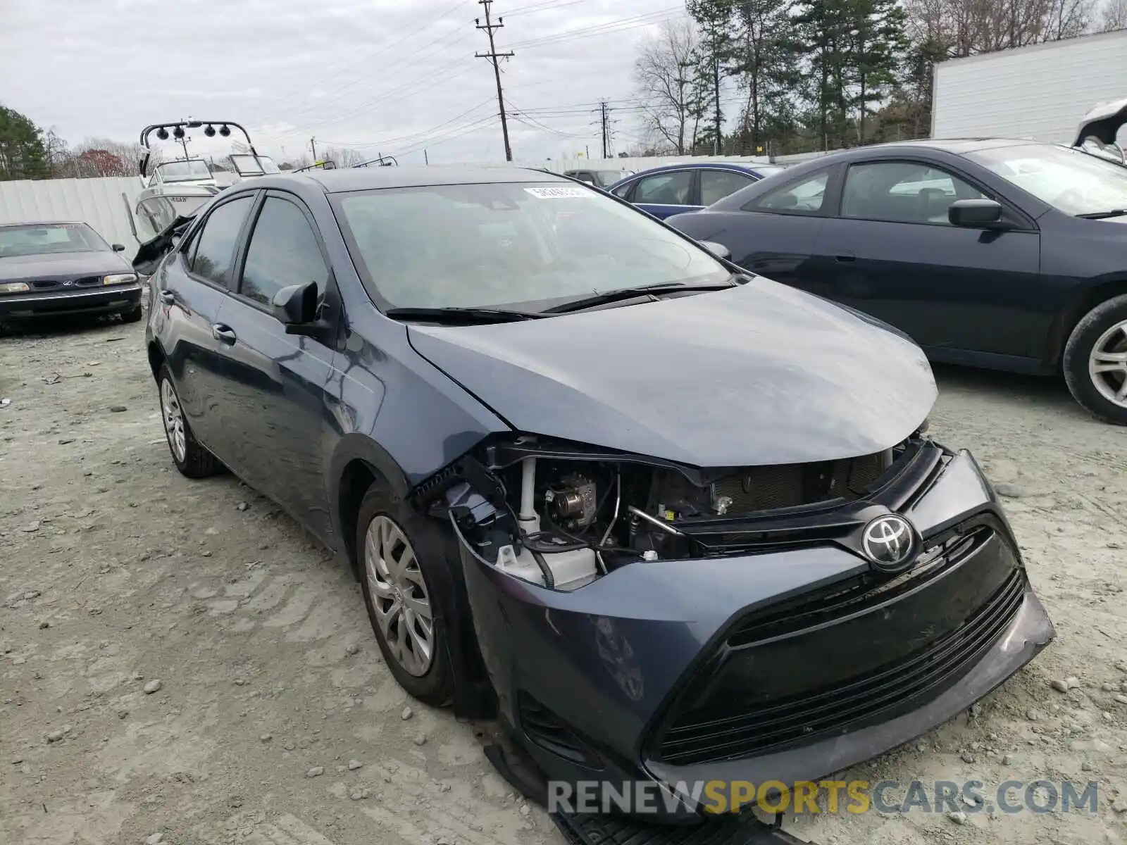 1 Photograph of a damaged car 2T1BURHE2KC176297 TOYOTA COROLLA 2019