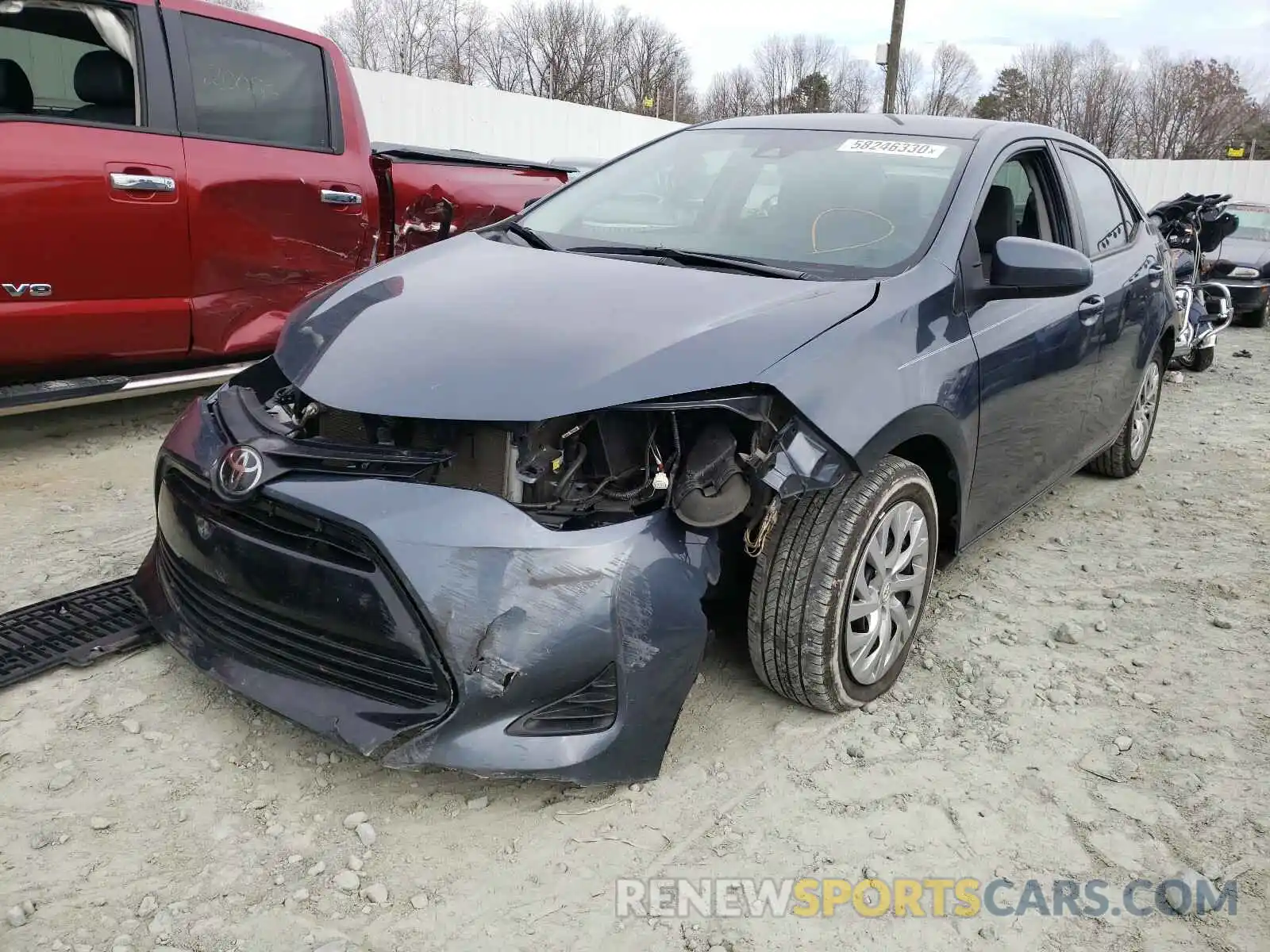 2 Photograph of a damaged car 2T1BURHE2KC176297 TOYOTA COROLLA 2019