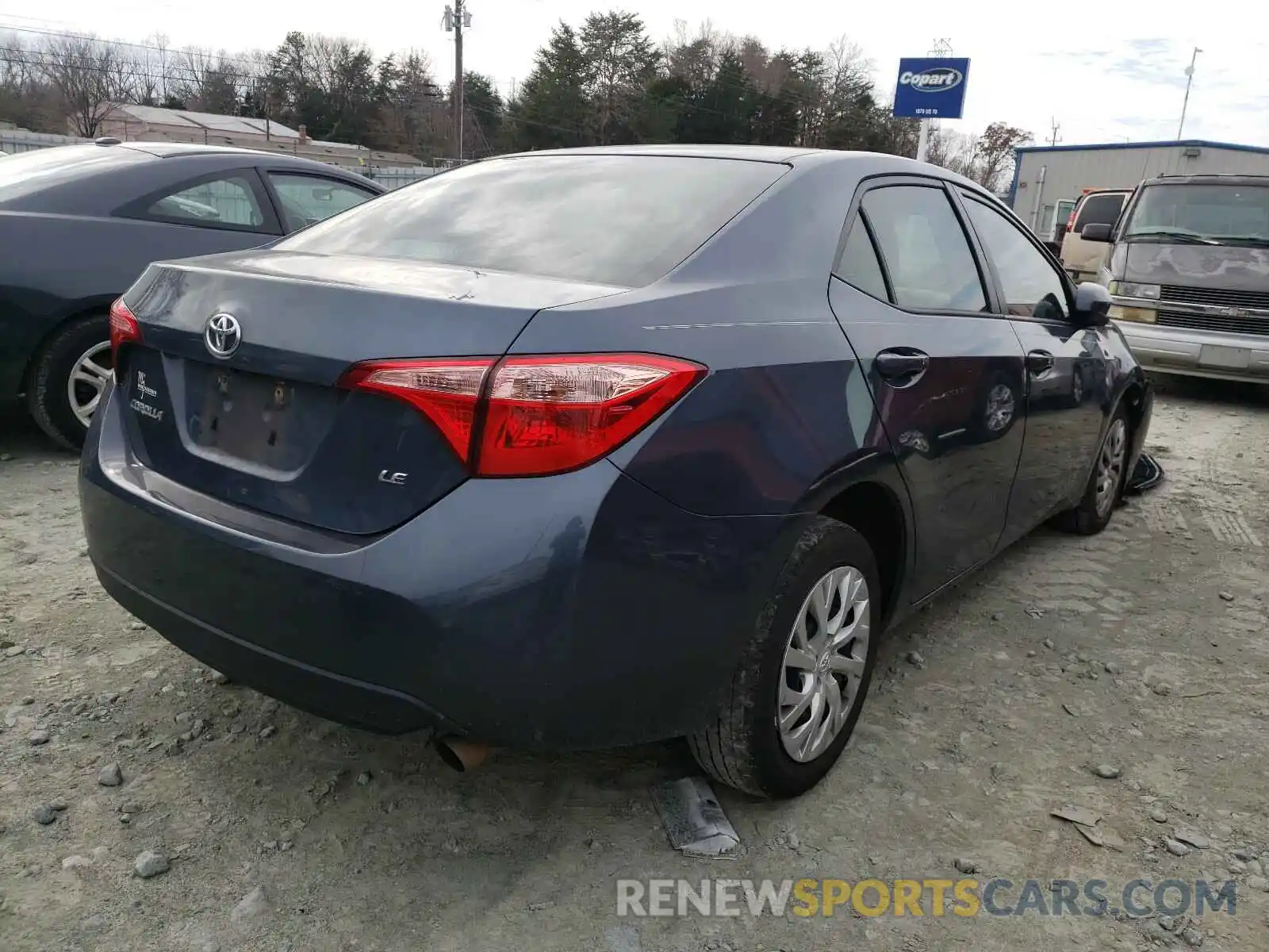 4 Photograph of a damaged car 2T1BURHE2KC176297 TOYOTA COROLLA 2019