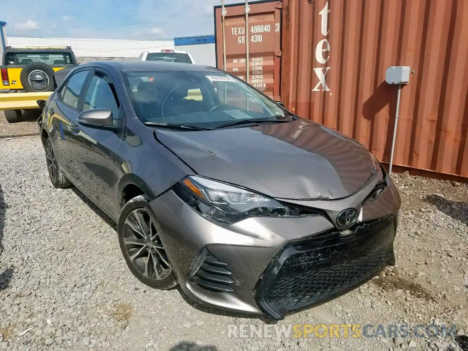 1 Photograph of a damaged car 2T1BURHE2KC177062 TOYOTA COROLLA 2019