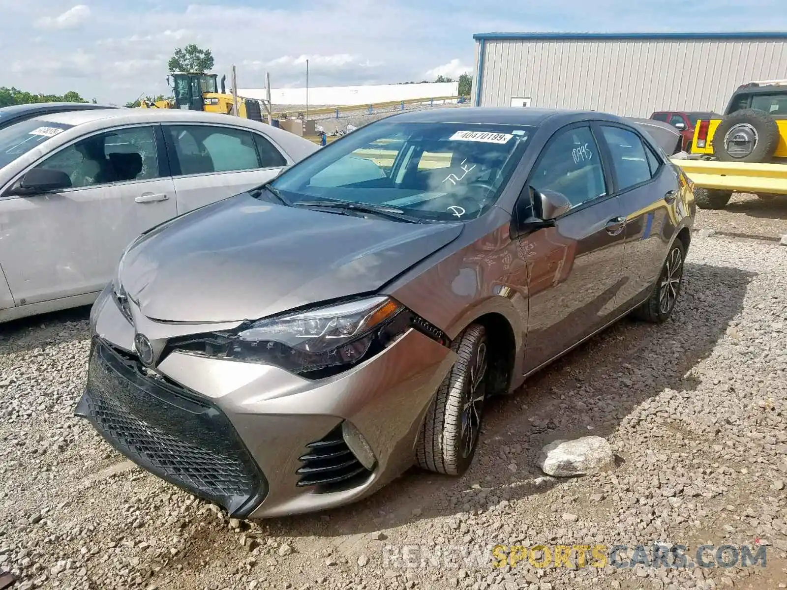 2 Photograph of a damaged car 2T1BURHE2KC177062 TOYOTA COROLLA 2019