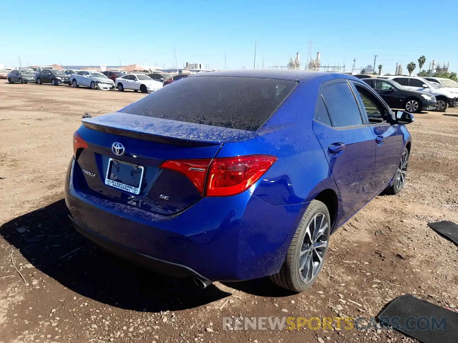 4 Photograph of a damaged car 2T1BURHE2KC177255 TOYOTA COROLLA 2019